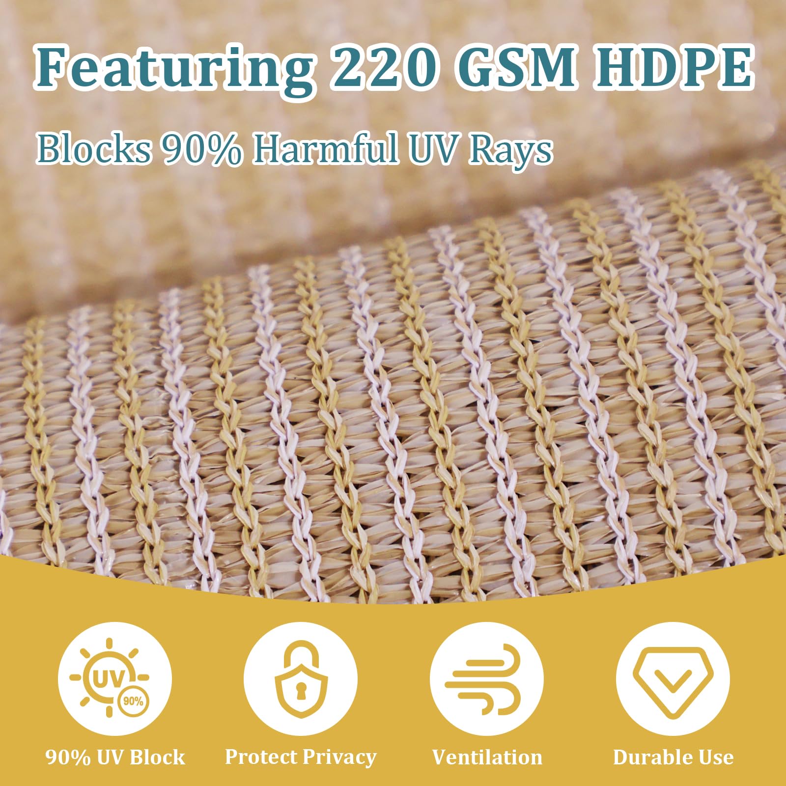 SNOWCITY Outdoor Roller Shades for Patio Doors