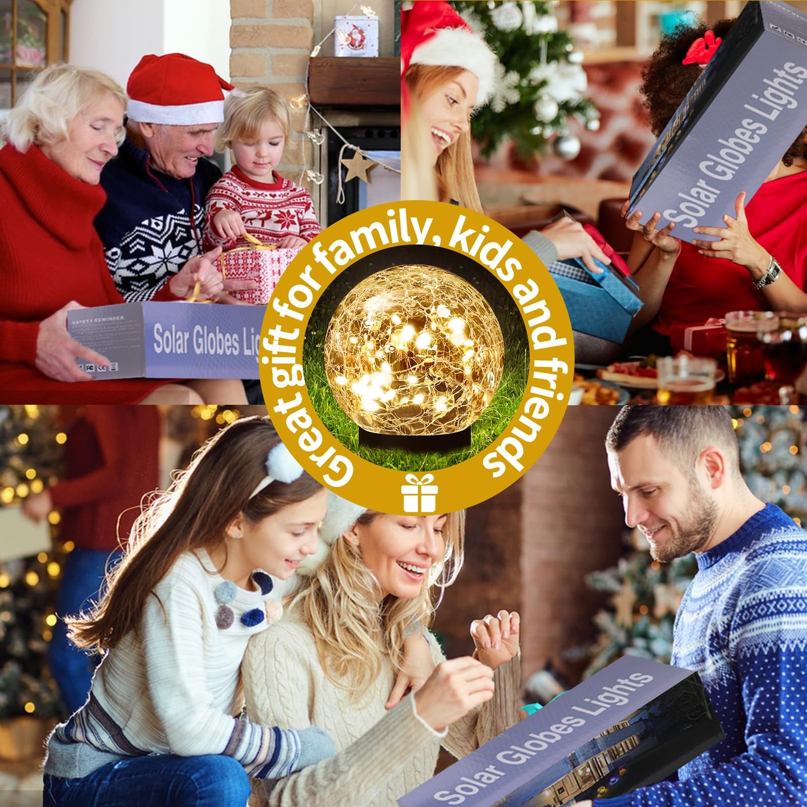 SNOWCITY Outdoor Solar Globe Light