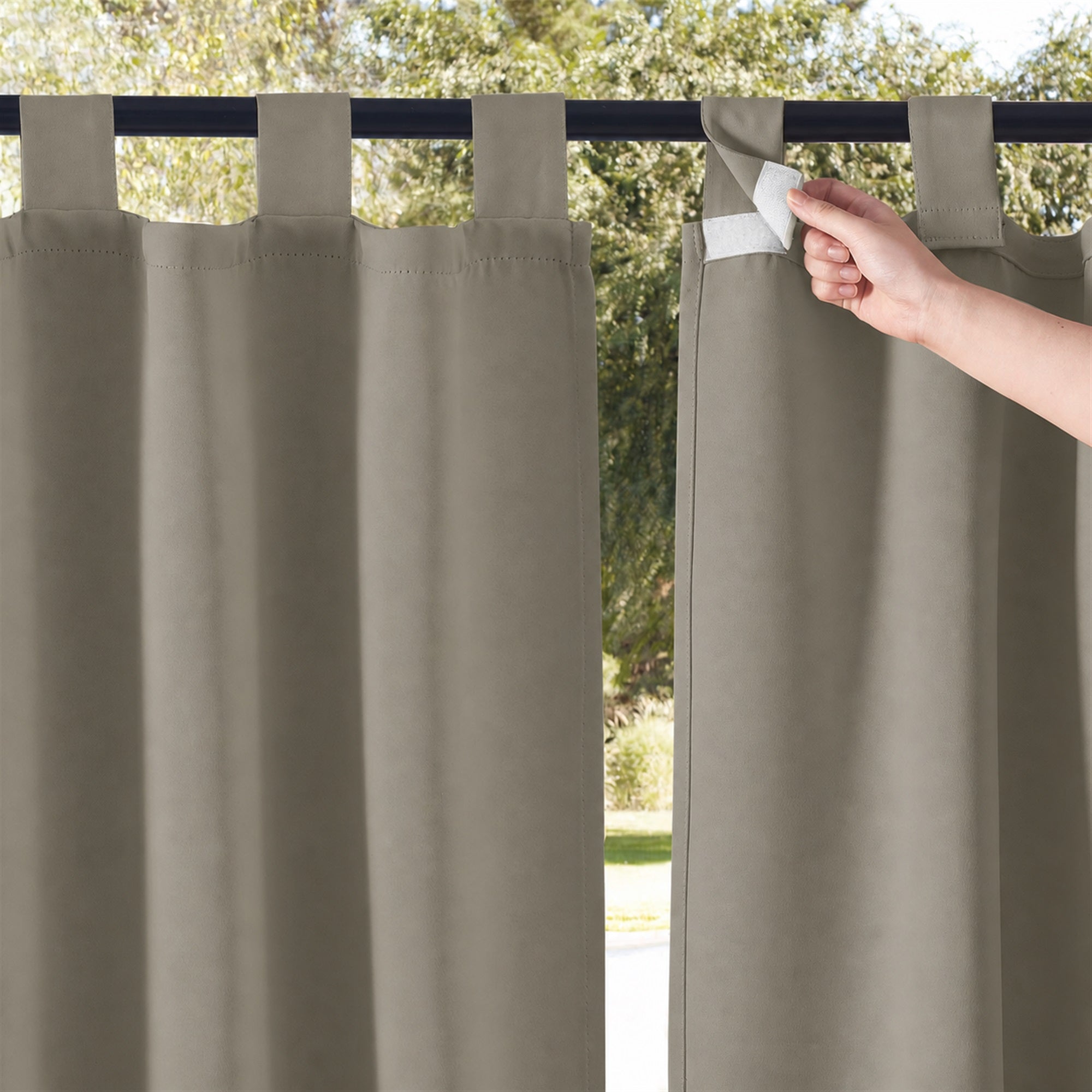 Outdoor Curtains Waterproof Grommet Top 1 Panel – view 4