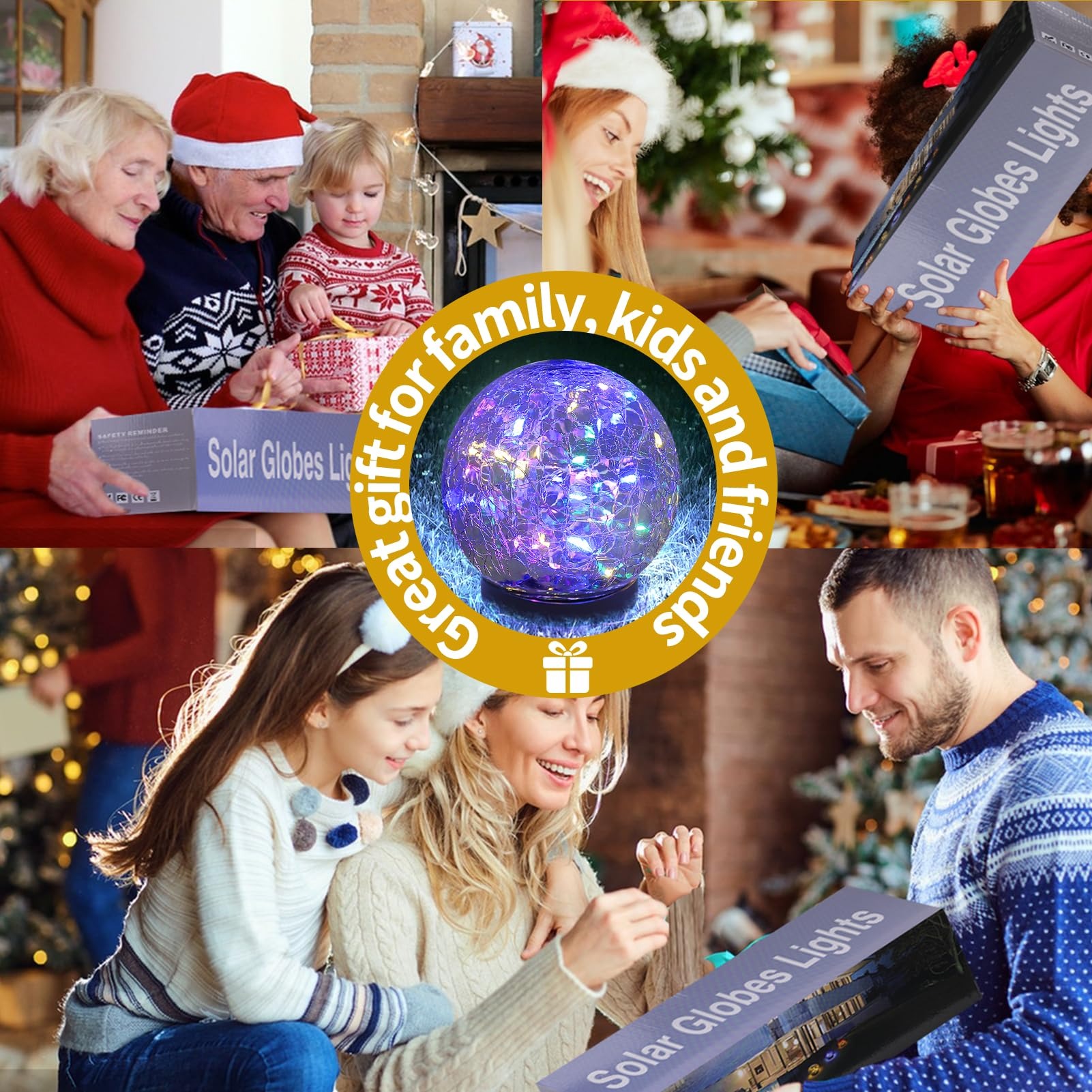 SNOWCITY Outdoor Solar Globe Light