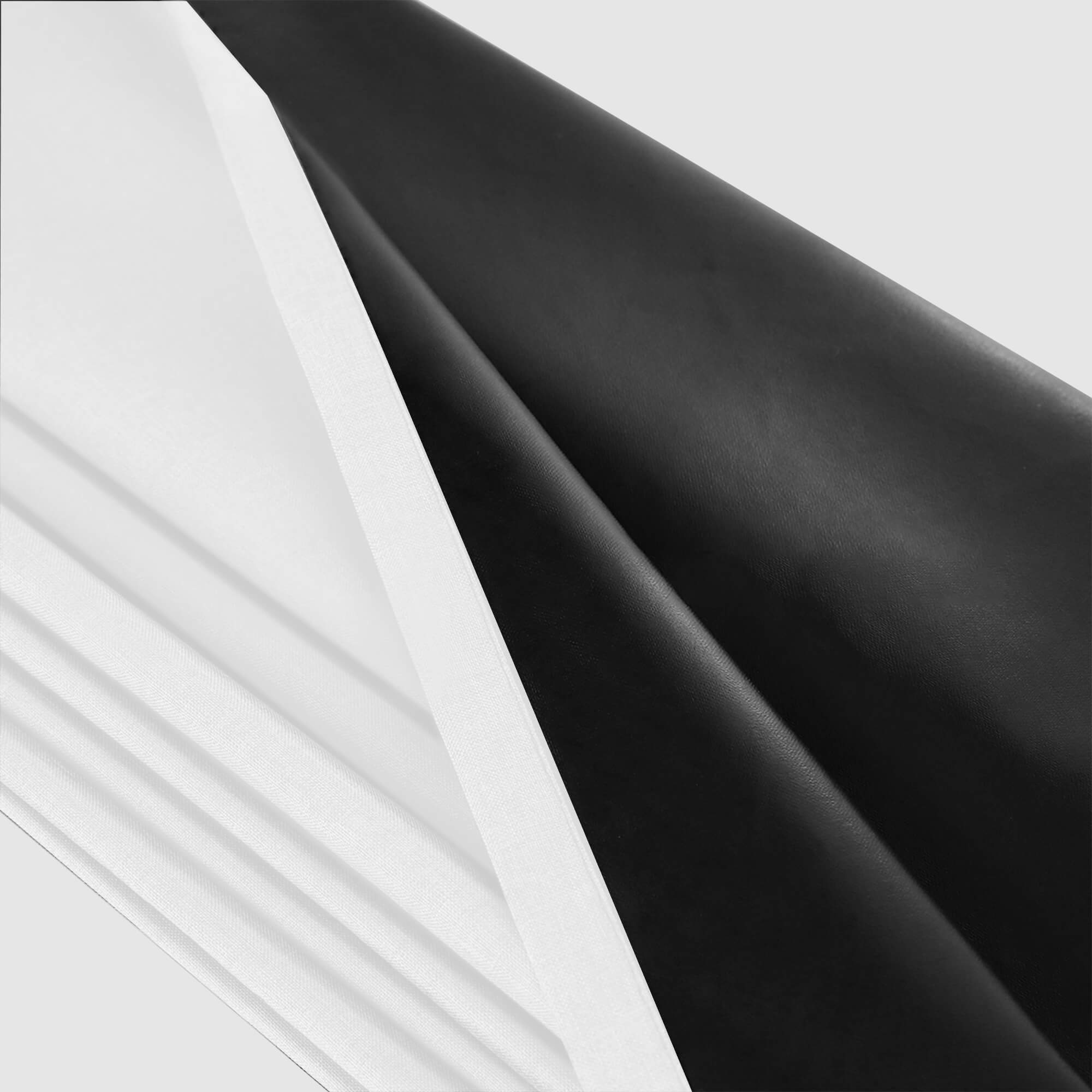 SNOWCITY Blackout Curtains White - Grommet Top