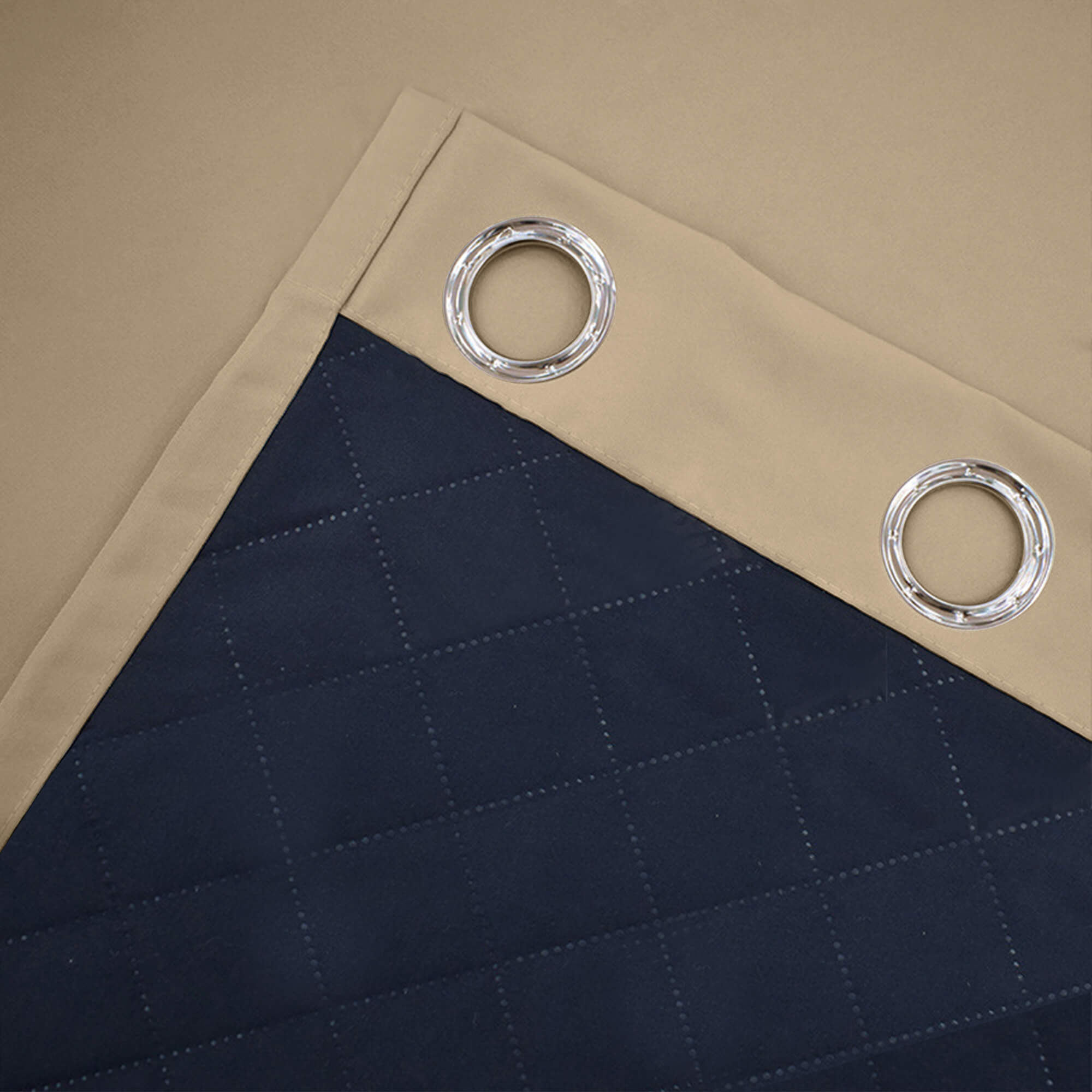 Insulated Outdoor Curtains for Winter - Creamy Beige