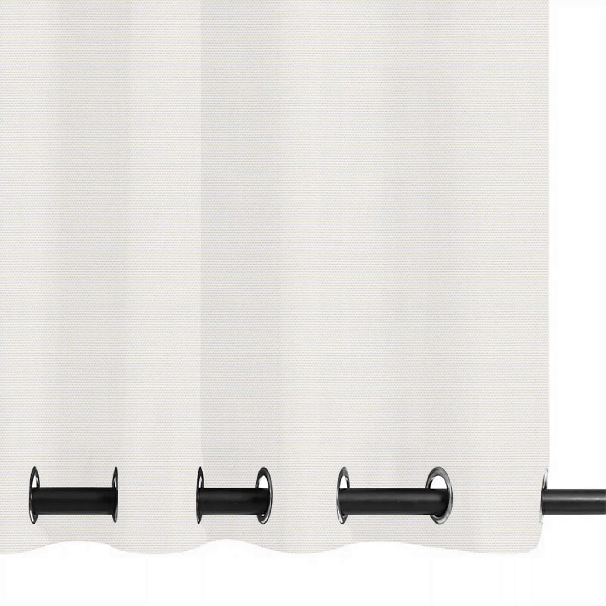 SNOWCITY Custom Sized Outdoor Curtains - Snow White