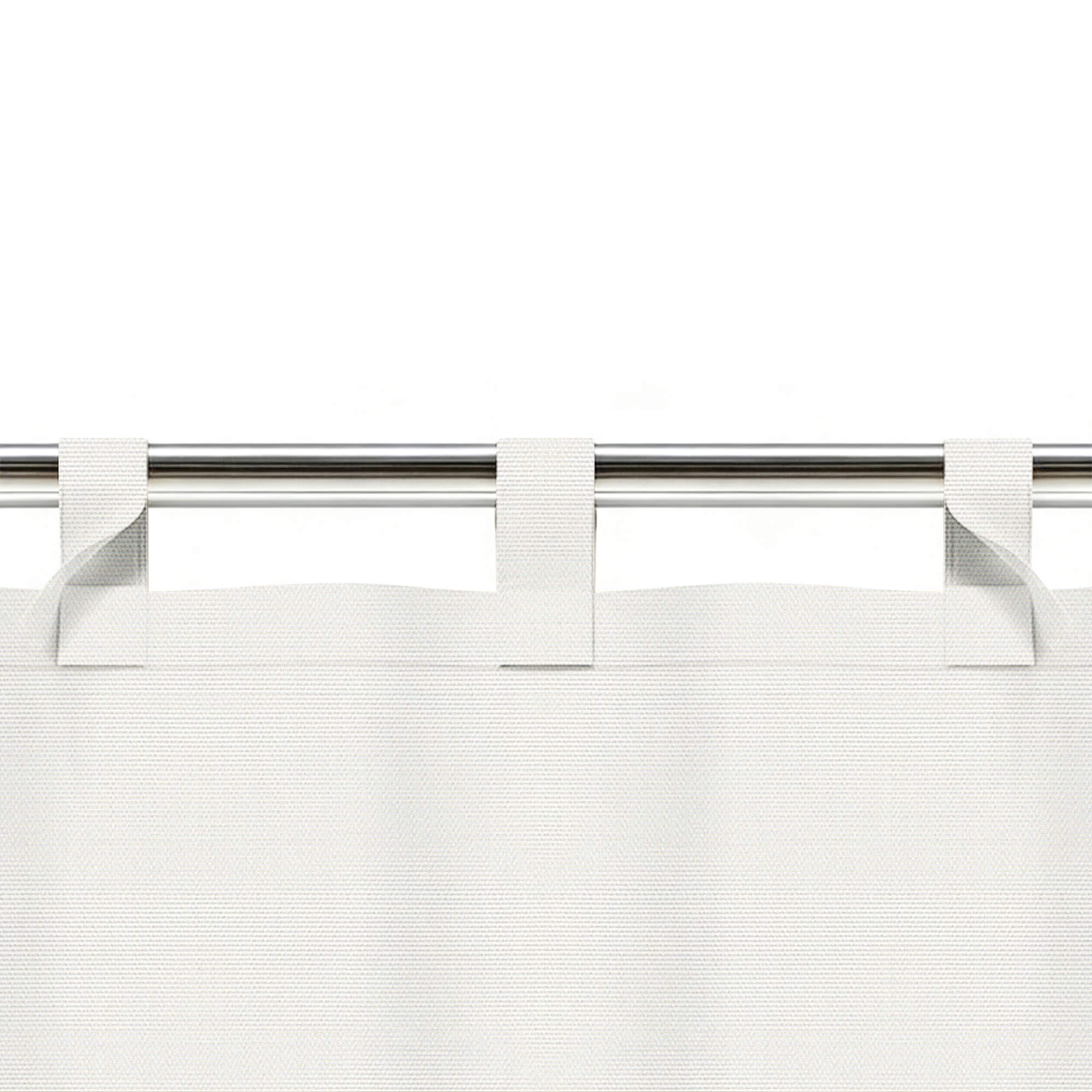 SNOWCITY Custom Sized Outdoor Curtains - Snow White