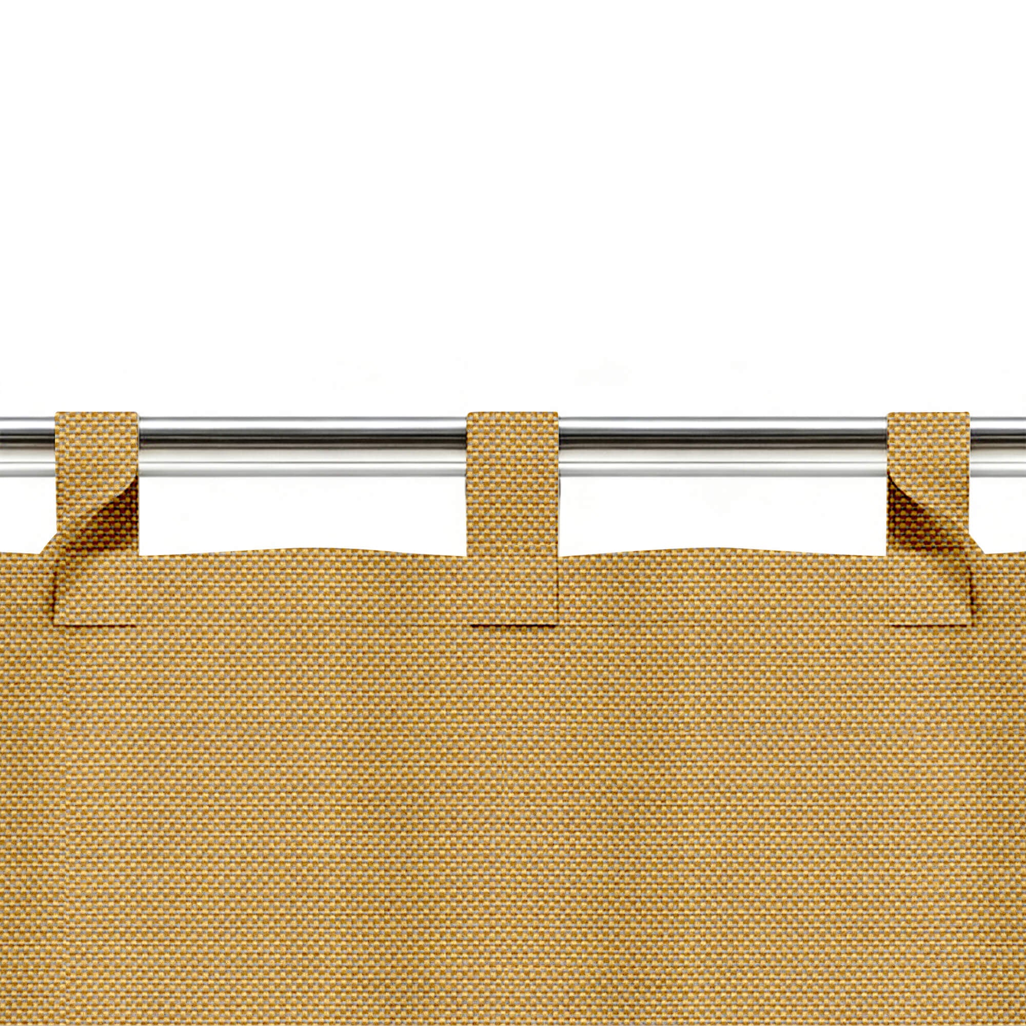 SNOWCITY Custom Sized Outdoor Curtains - Sunflower Yellow