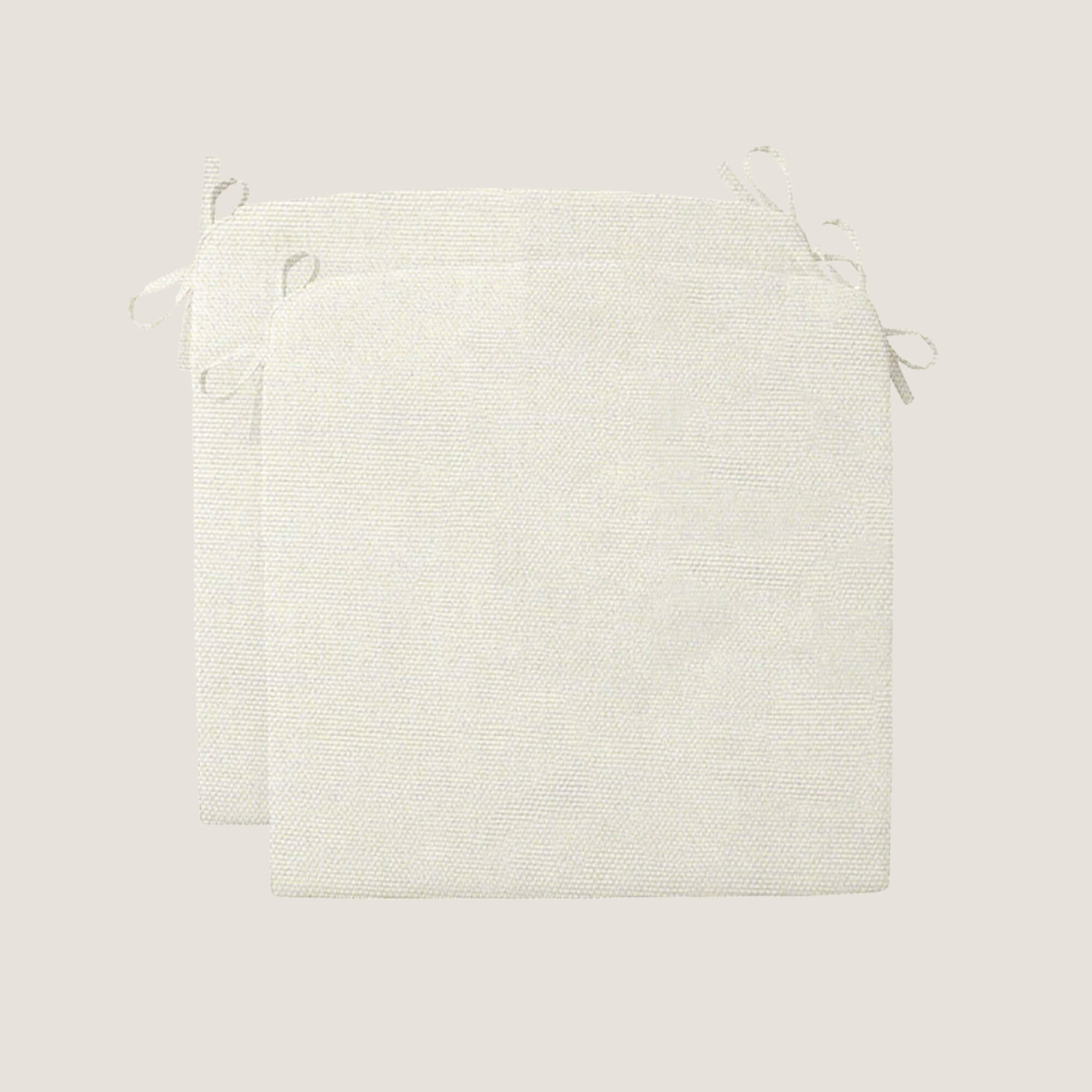 PENGI Dining Seat Cushions Outdoor 2 Packs - Pure