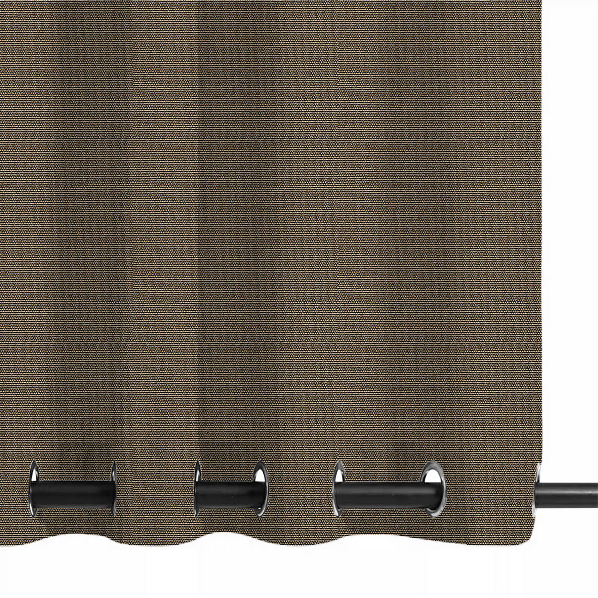 PENGI Outdoor Curtains Waterproof- Pure Teak