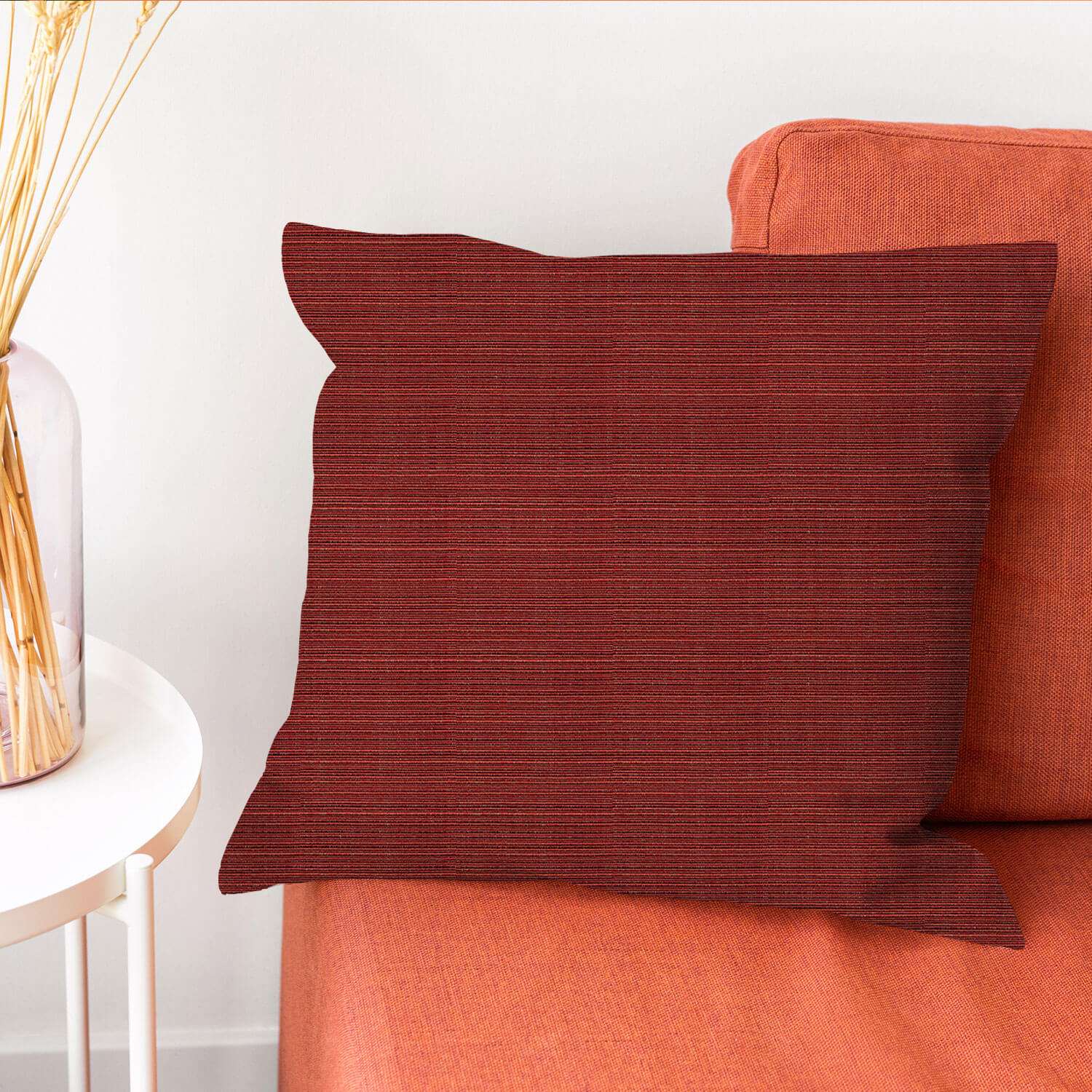 PENGI Waterproof Outdoor Pillow Cover 1 Pcs - Bamboo Brick Red