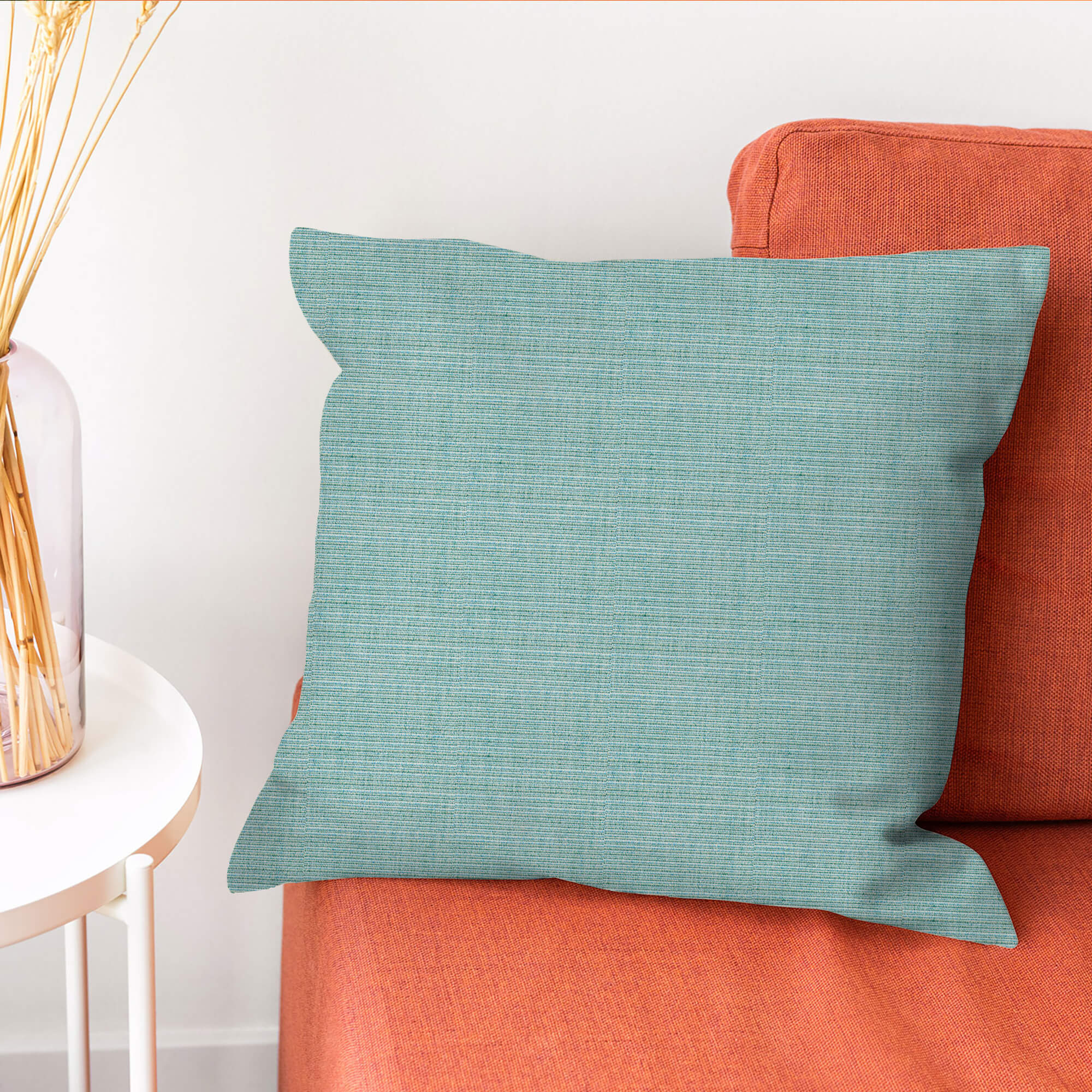 PENGI Waterproof Outdoor Pillow Cover 1 Pcs - Bamboo Subdued Blue