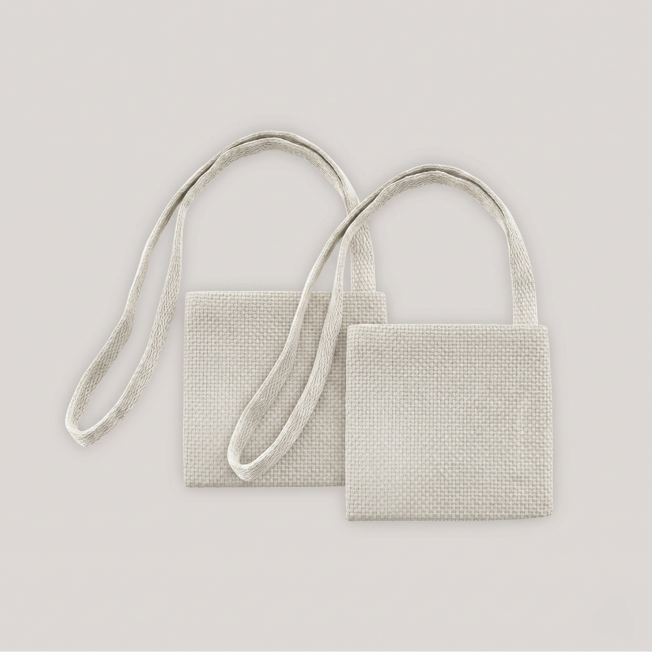 PENGI Outdoor Curtains Waterproof- Canvas Frost White