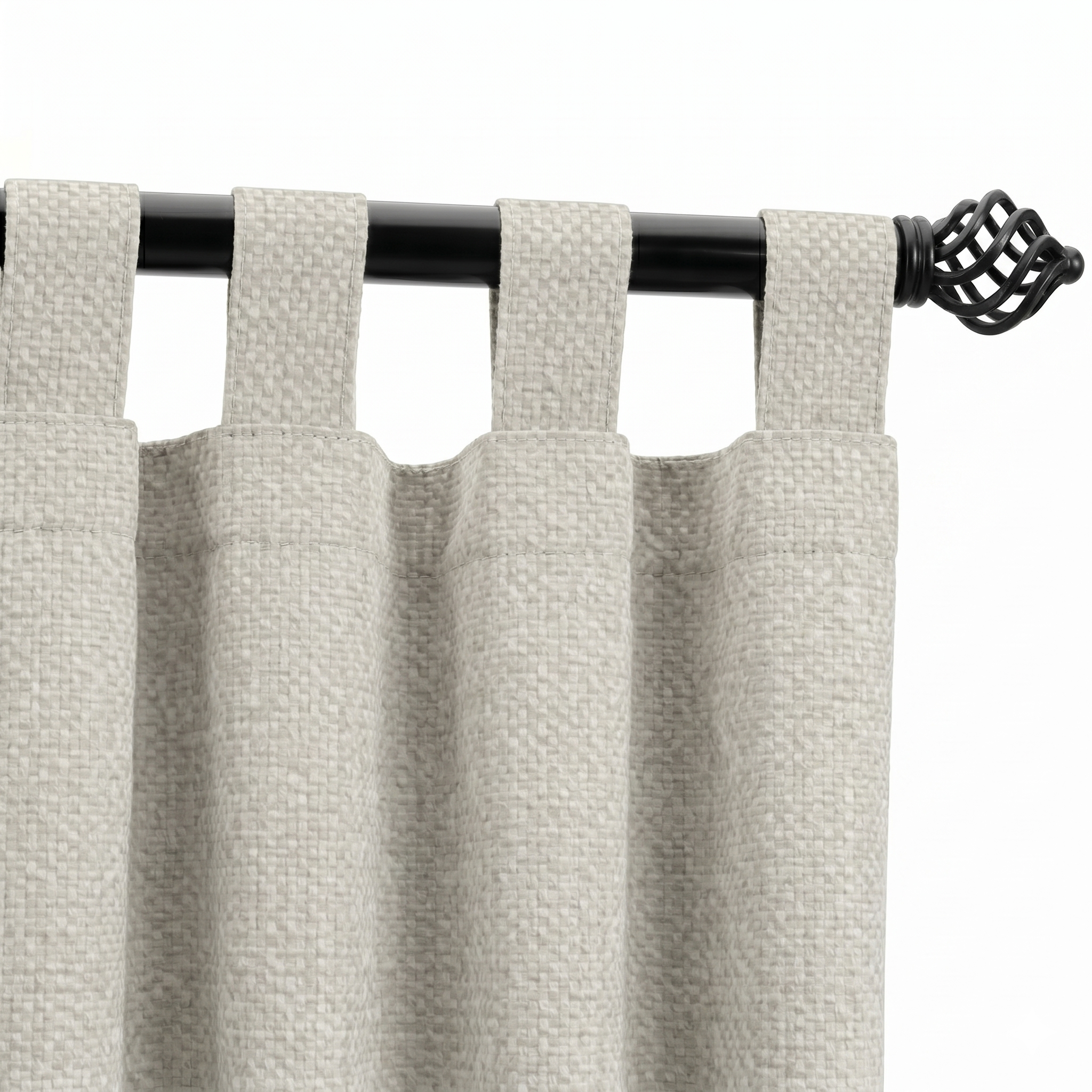 PENGI Outdoor Curtains Waterproof- Canvas Frost White
