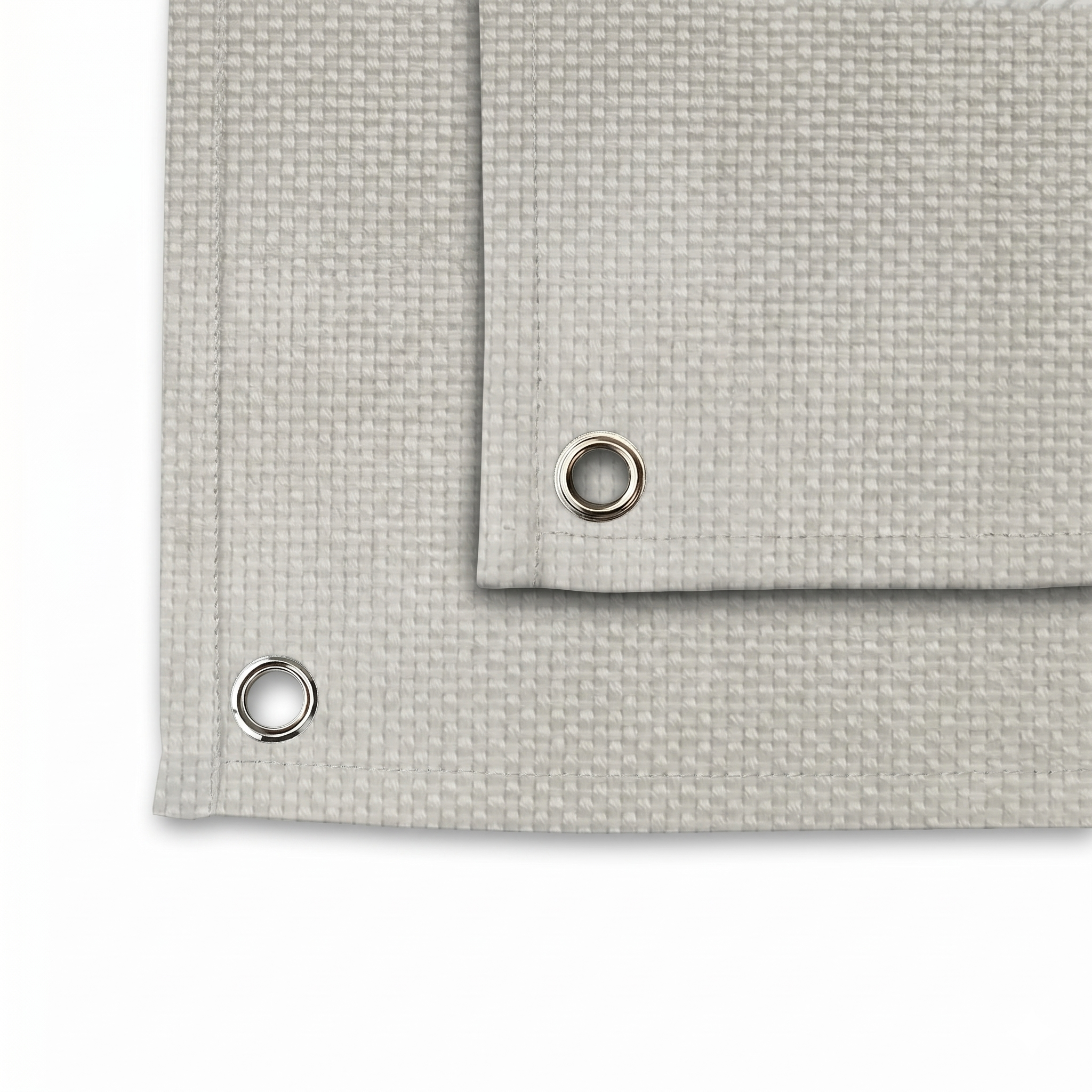 PENGI Outdoor Curtains Waterproof- Canvas Frost White