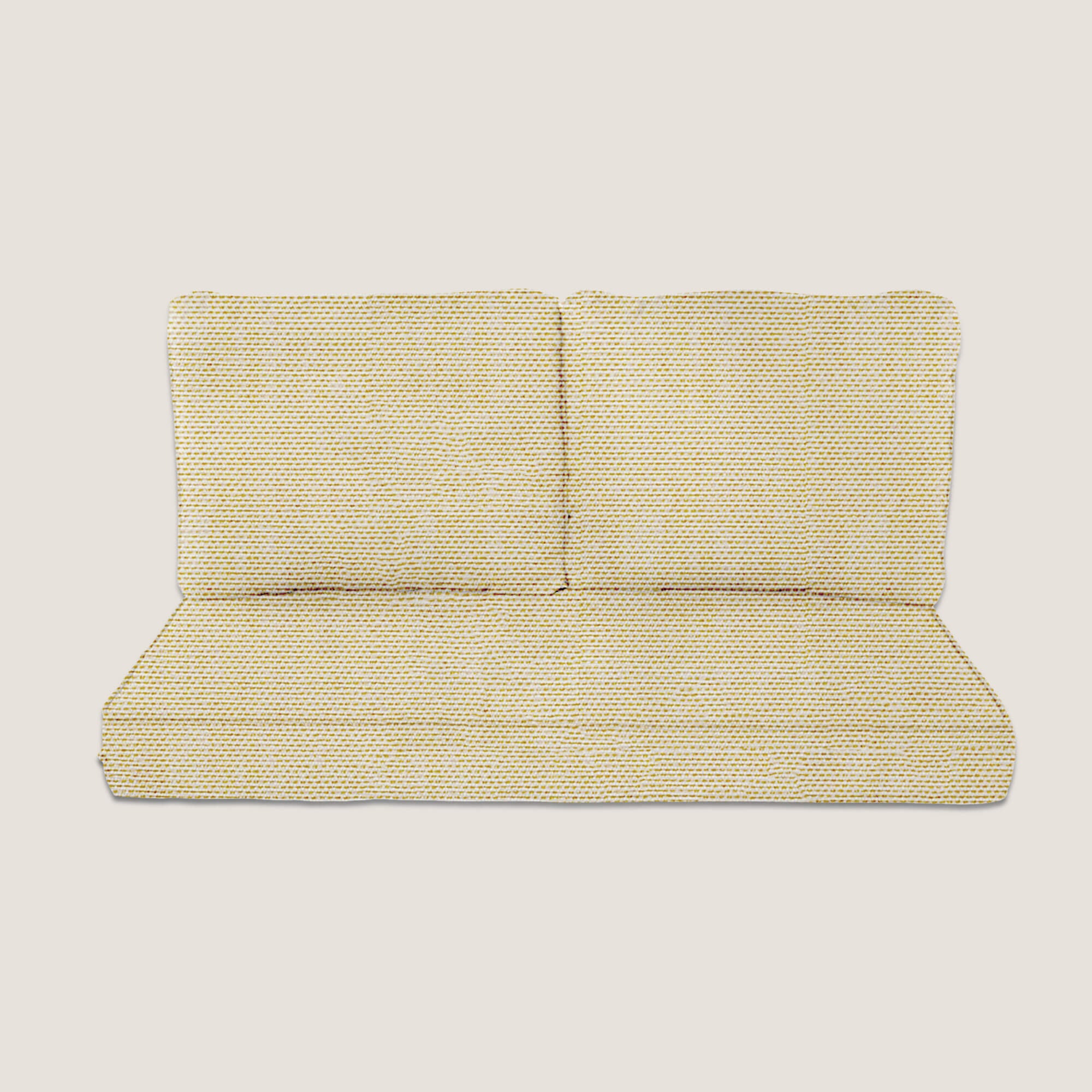 PENGI Outdoor Loveseat Cushion Set - Canvas