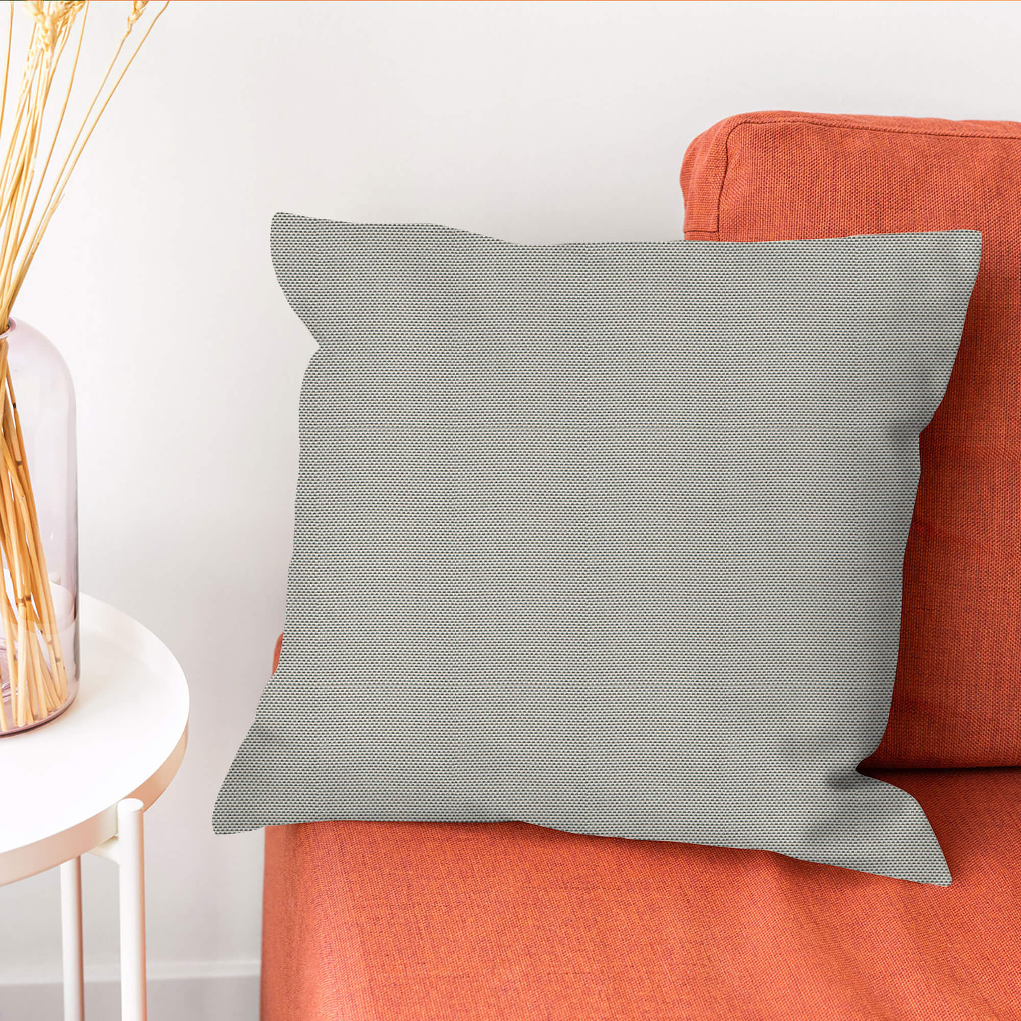 PENGI Waterproof Outdoor Pillow Cover 1 Pcs - Canvas Misty Gray