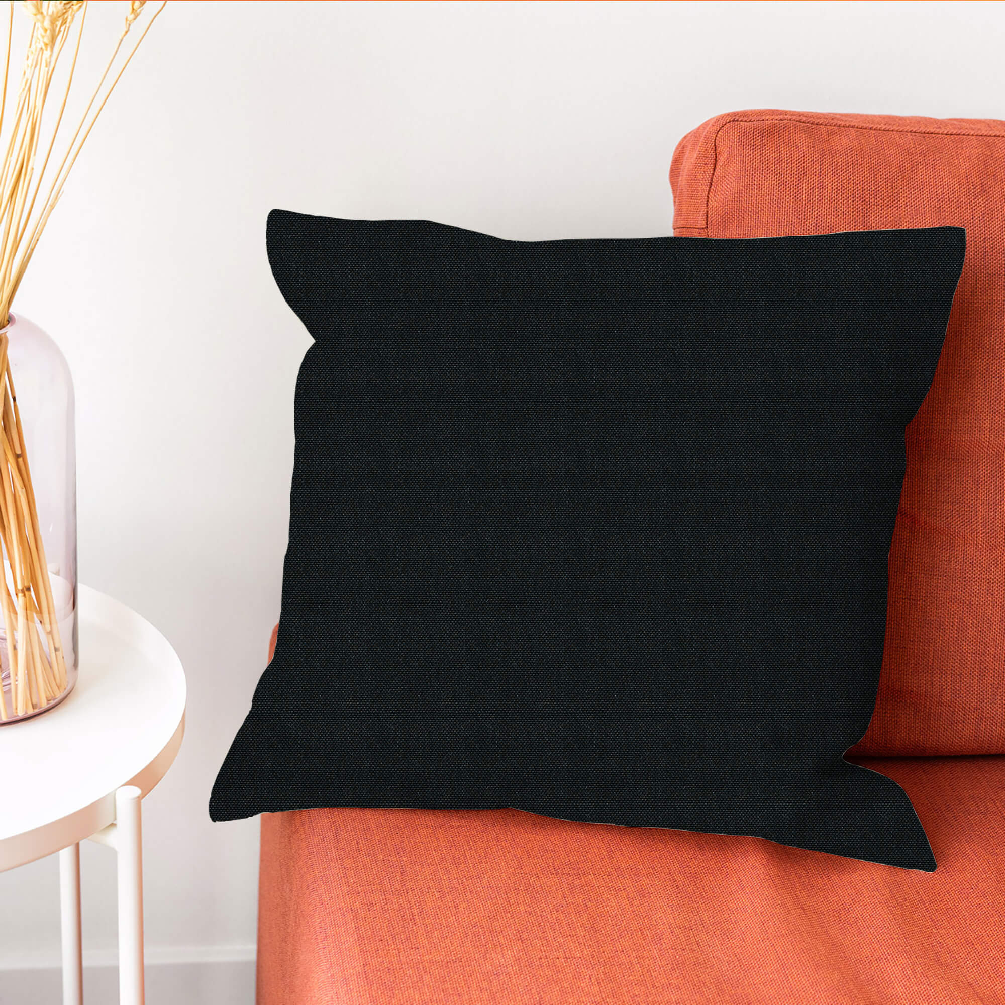PENGI Waterproof Outdoor Pillow Cover 1 Pcs - Canvas Carbon Black