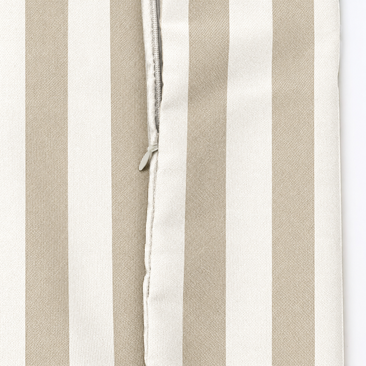 SNOWCITY Striped Outdoor Waterproof Throw Pillow with Insert - Beige