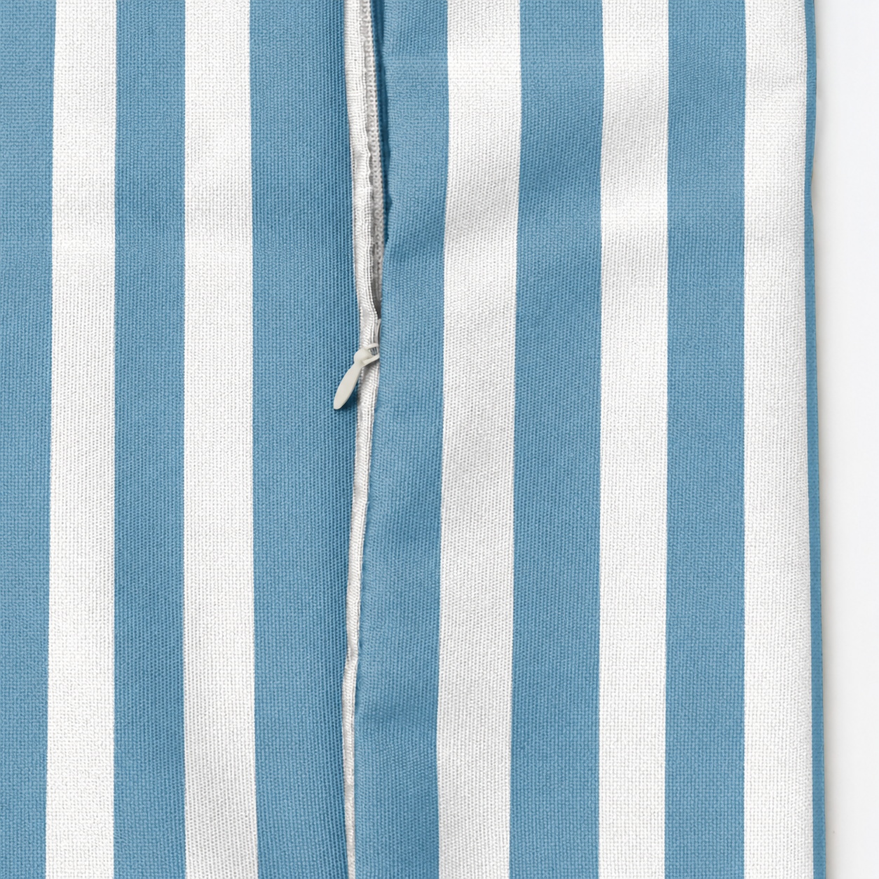 SNOWCITY Striped Outdoor Waterproof Throw Pillow with Insert - Blue Curacao
