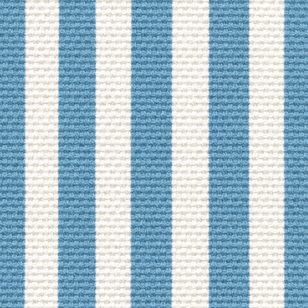 SNOWCITY Striped Outdoor Waterproof Throw Pillow with Insert - Blue Curacao