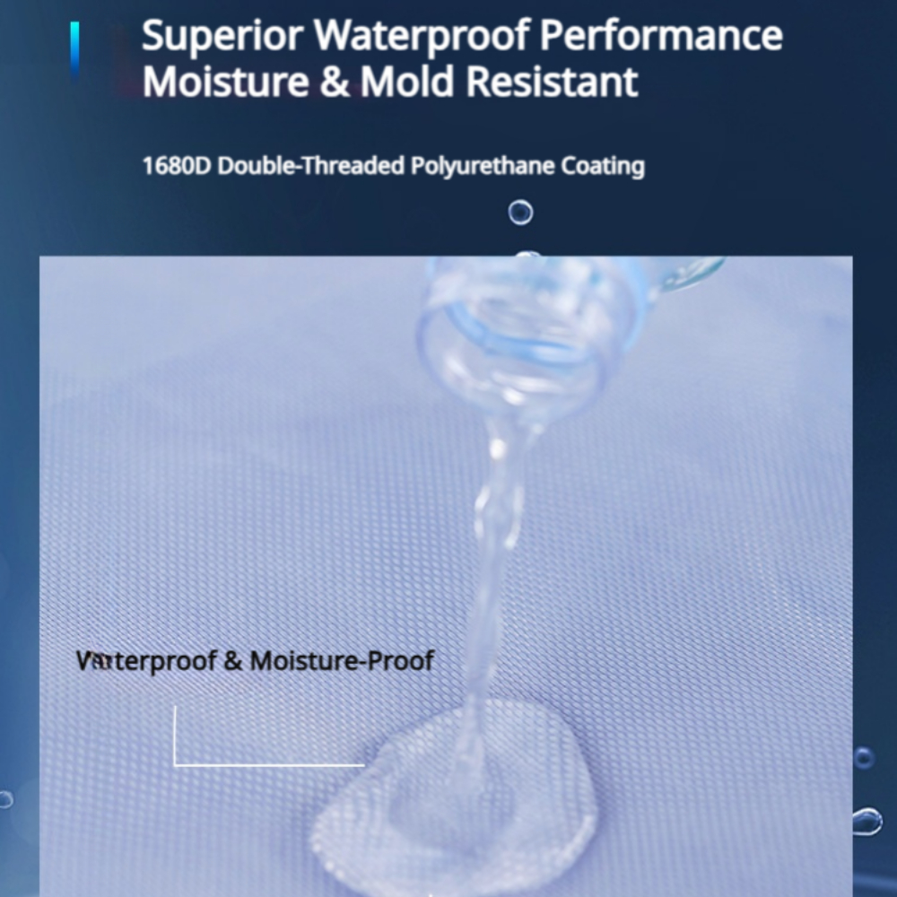 SNOWCITY Outdoor Magnetic Thermal Insulated Door Curtain - Oxford Fabric