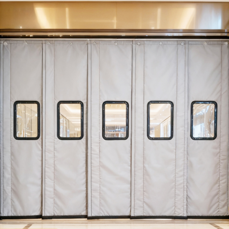 SNOWCITY Outdoor Magnetic Thermal Insulated Door Curtain - Oxford Fabric