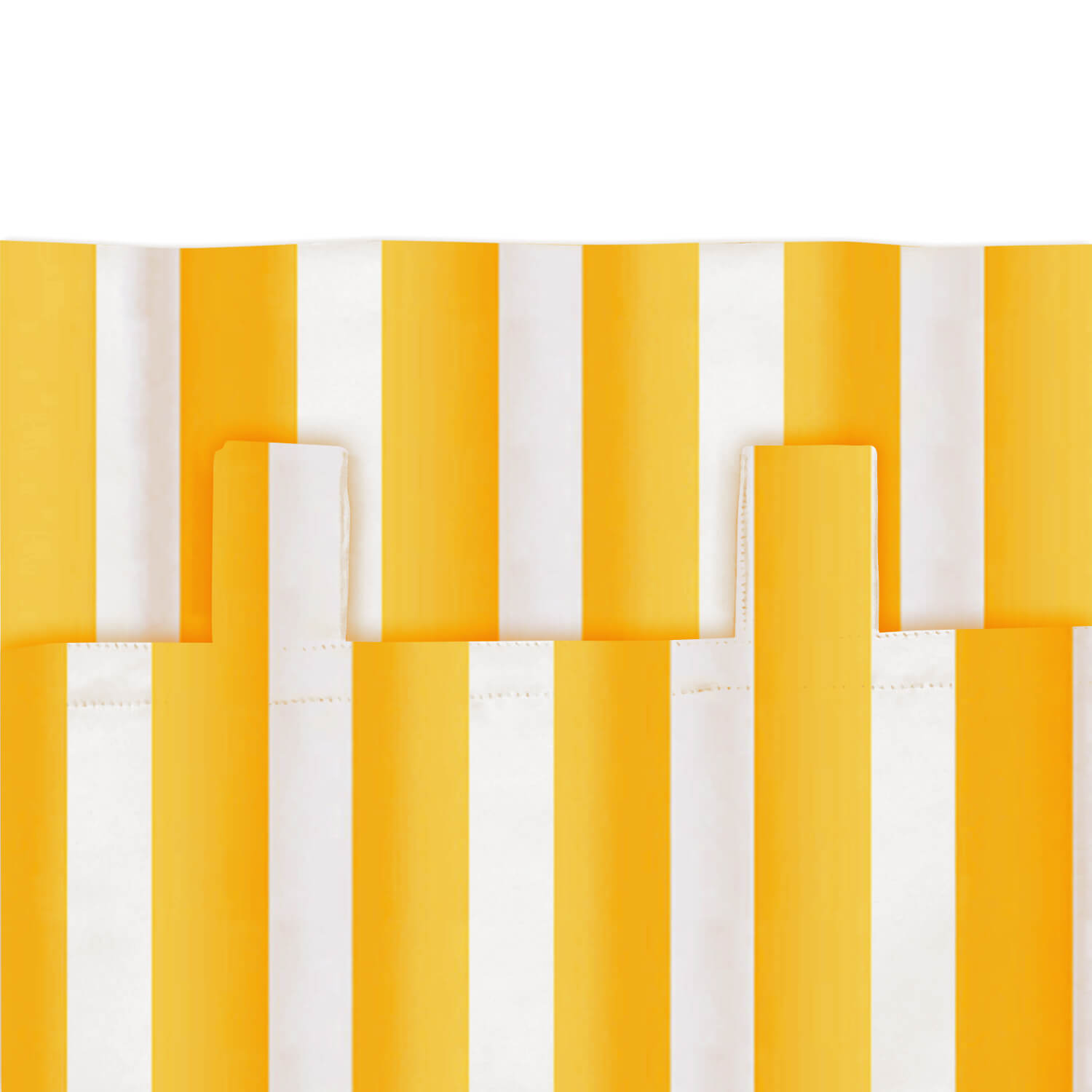 Yellow Stripe Curtains/Drapes 1 Panel | Waterproof Curtains Grommet Top & Bottom | Custom Outdoor Curtains