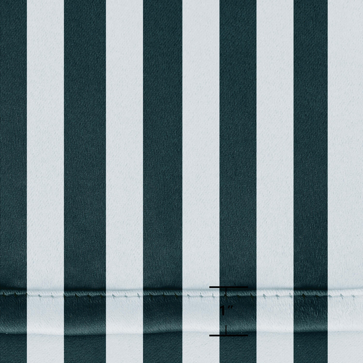 Striped Outdoor Curtains Waterproof 1 Panel DarkSlateGray