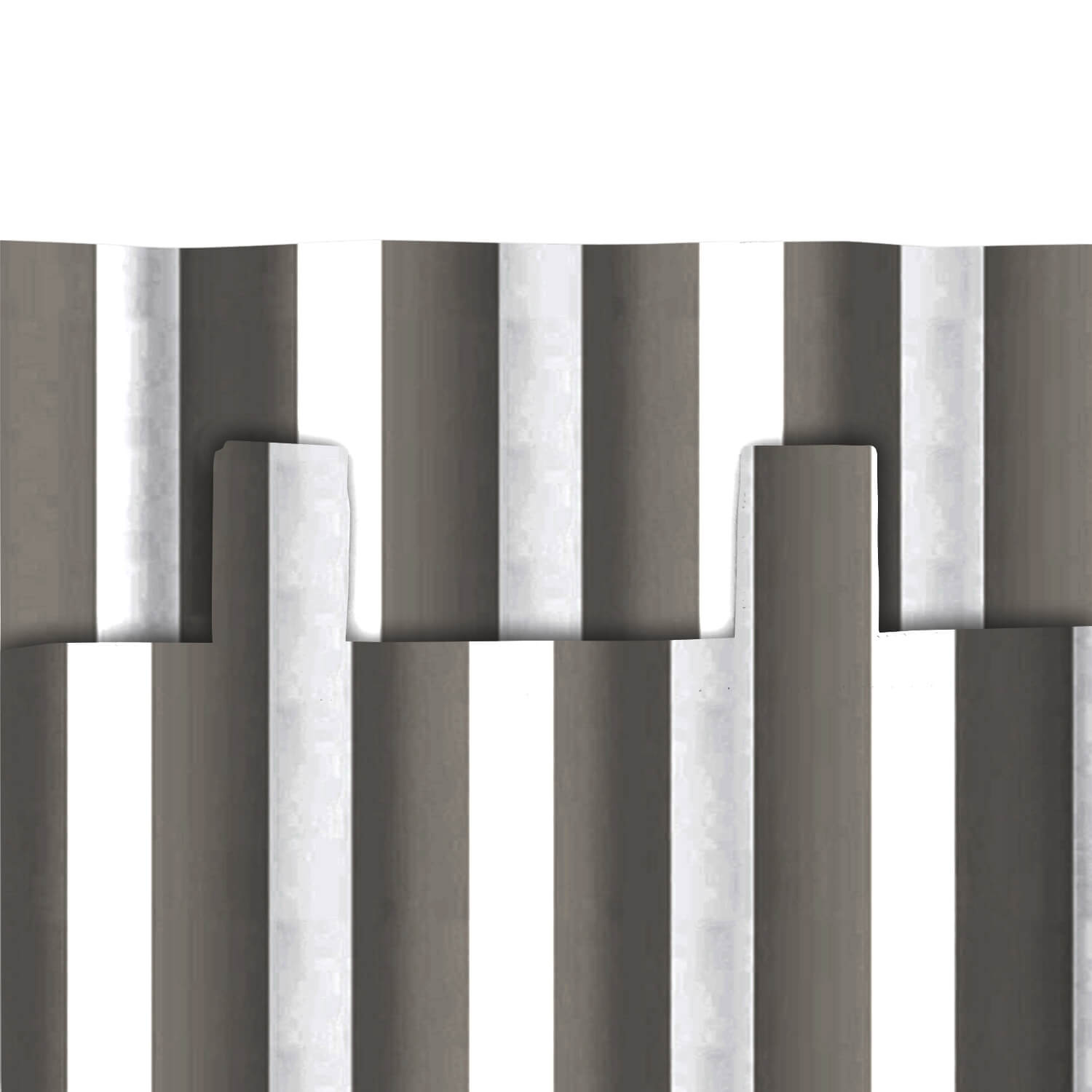 Striped Outdoor Curtains  Waterproof 1 Panel Seashell