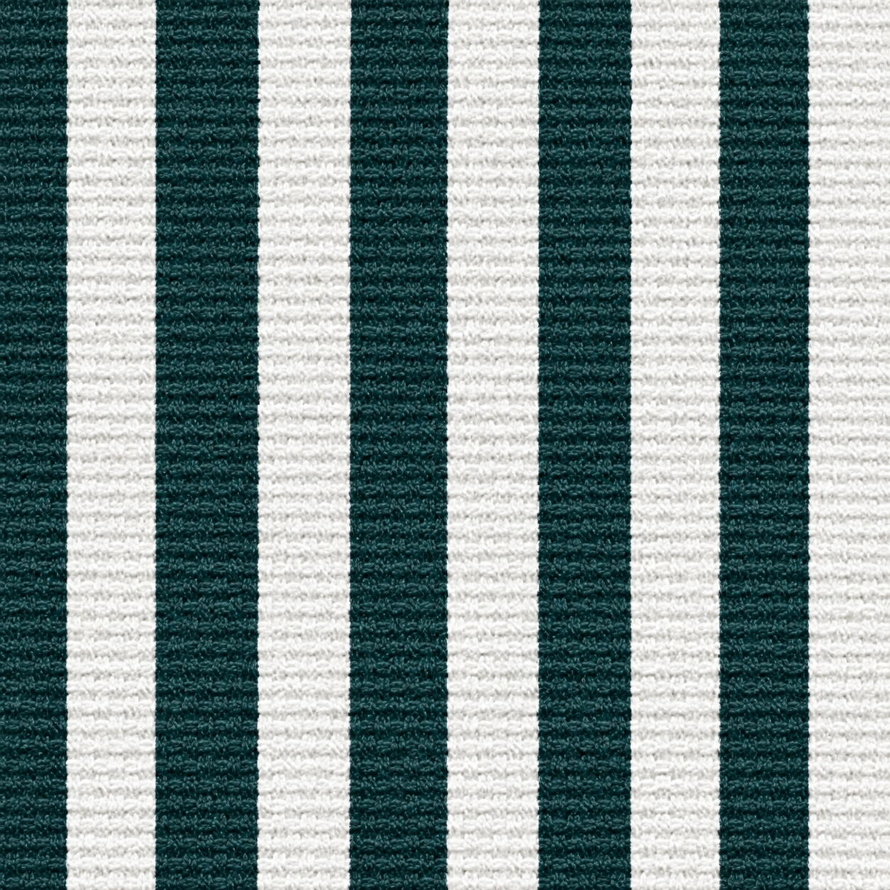 SNOWCITY Striped Outdoor Waterproof Throw Pillow with Insert - Dark Green