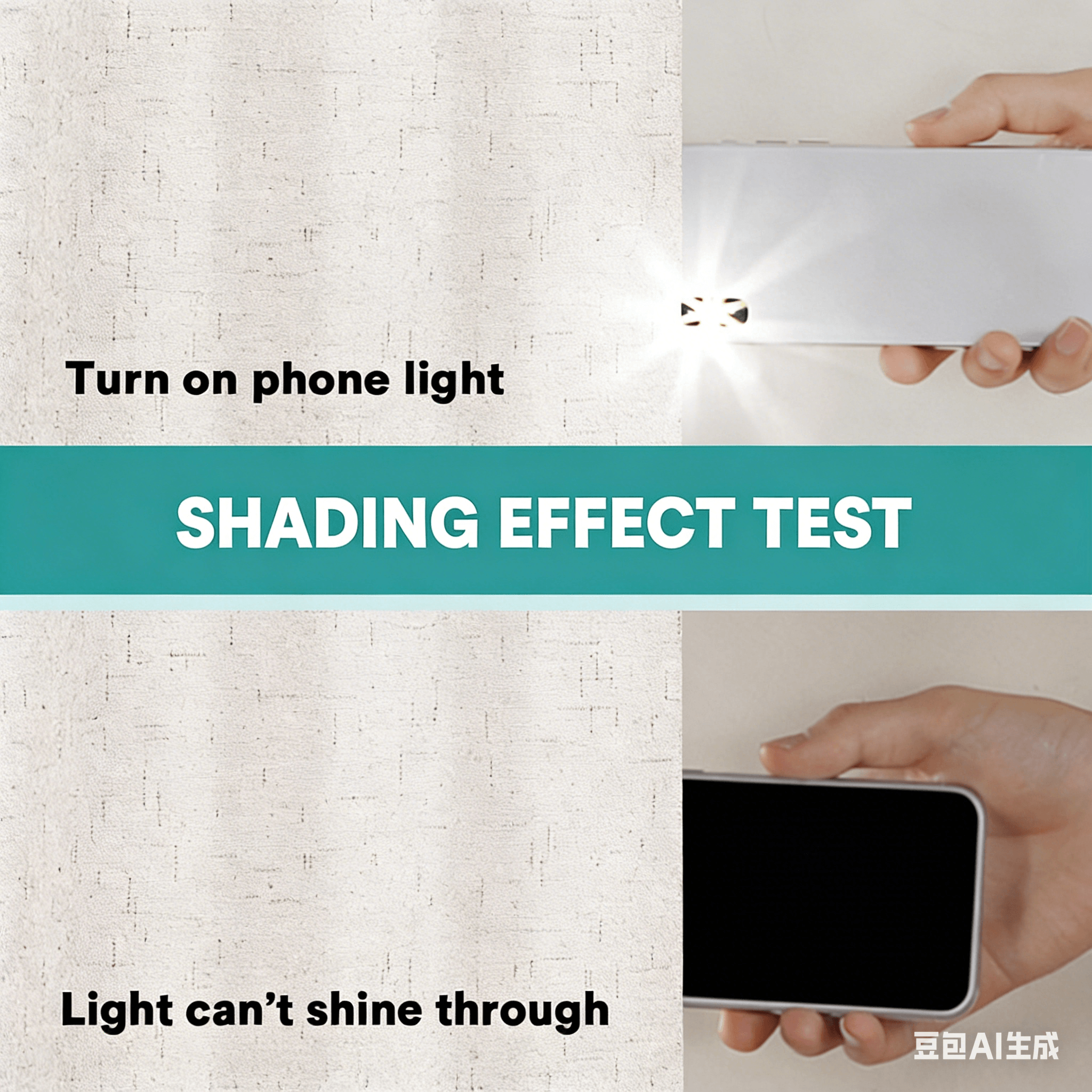 SNOWCITY Linen Blackout Outdoor Curtains Grommet Top