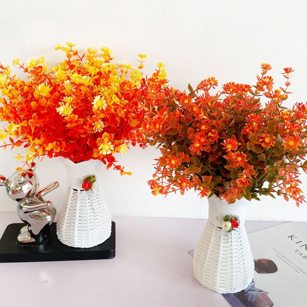 Fall artificial flowers for outdoors