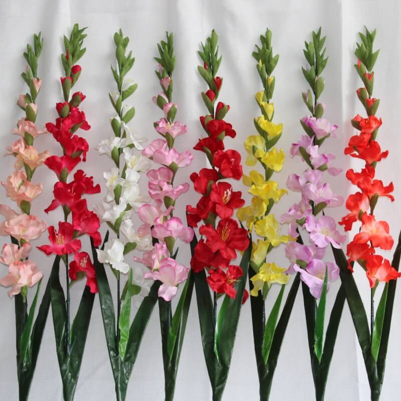 Artificial Gladiolus Flowers for outdoors