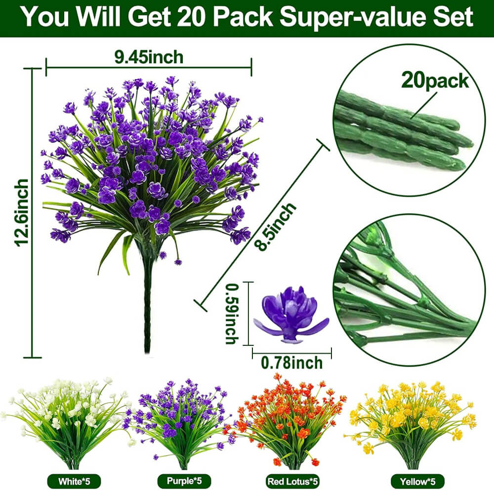 Snowcity Outdoor Artificial Flowers - Camellia