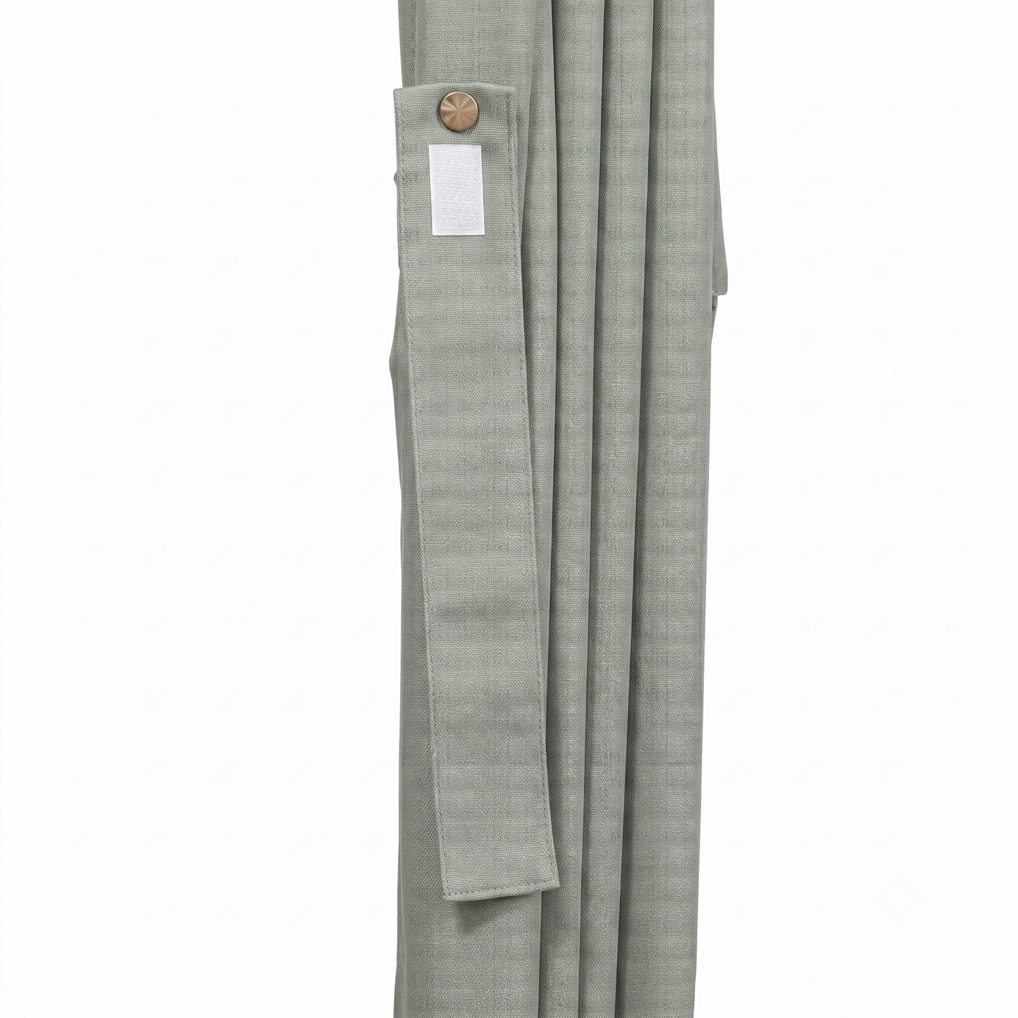 PENGI Outdoor Curtains Waterproof - Desert Granite Green
