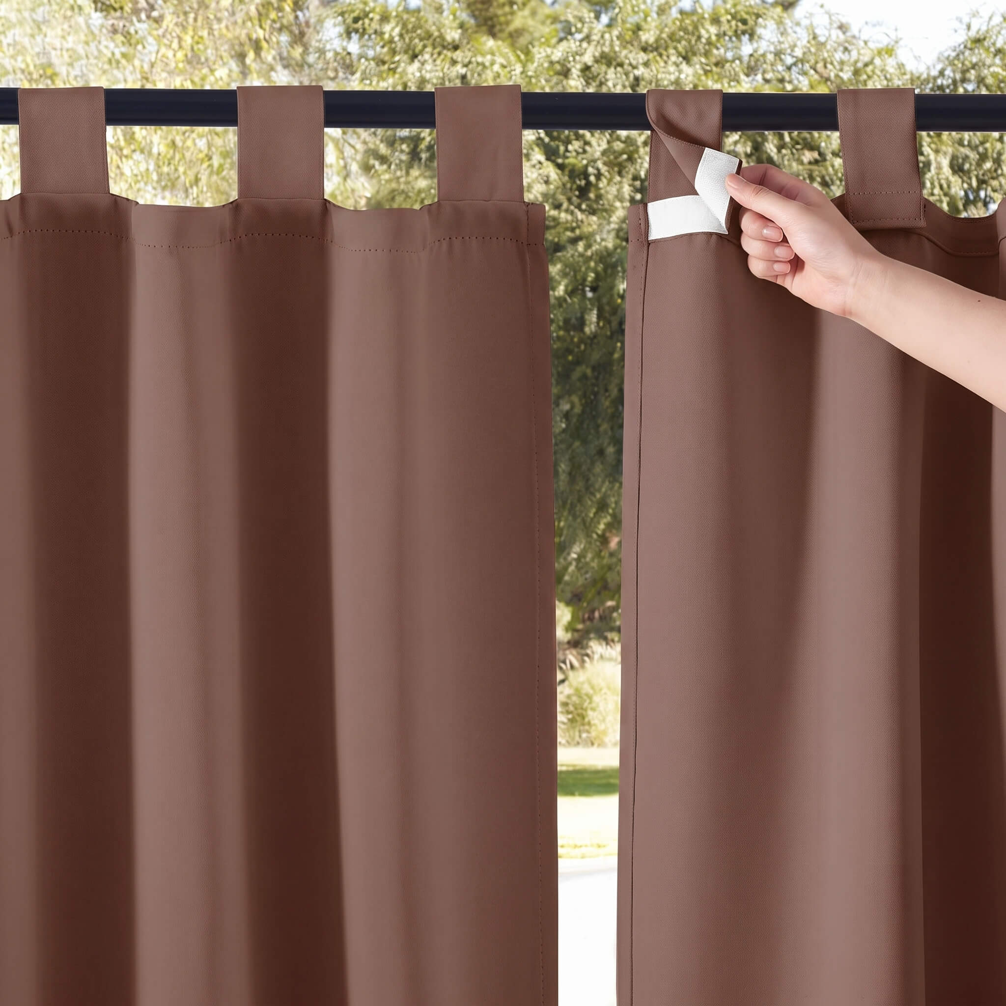 Outdoor Curtains Waterproof Grommet Top 1 Panel – view 4