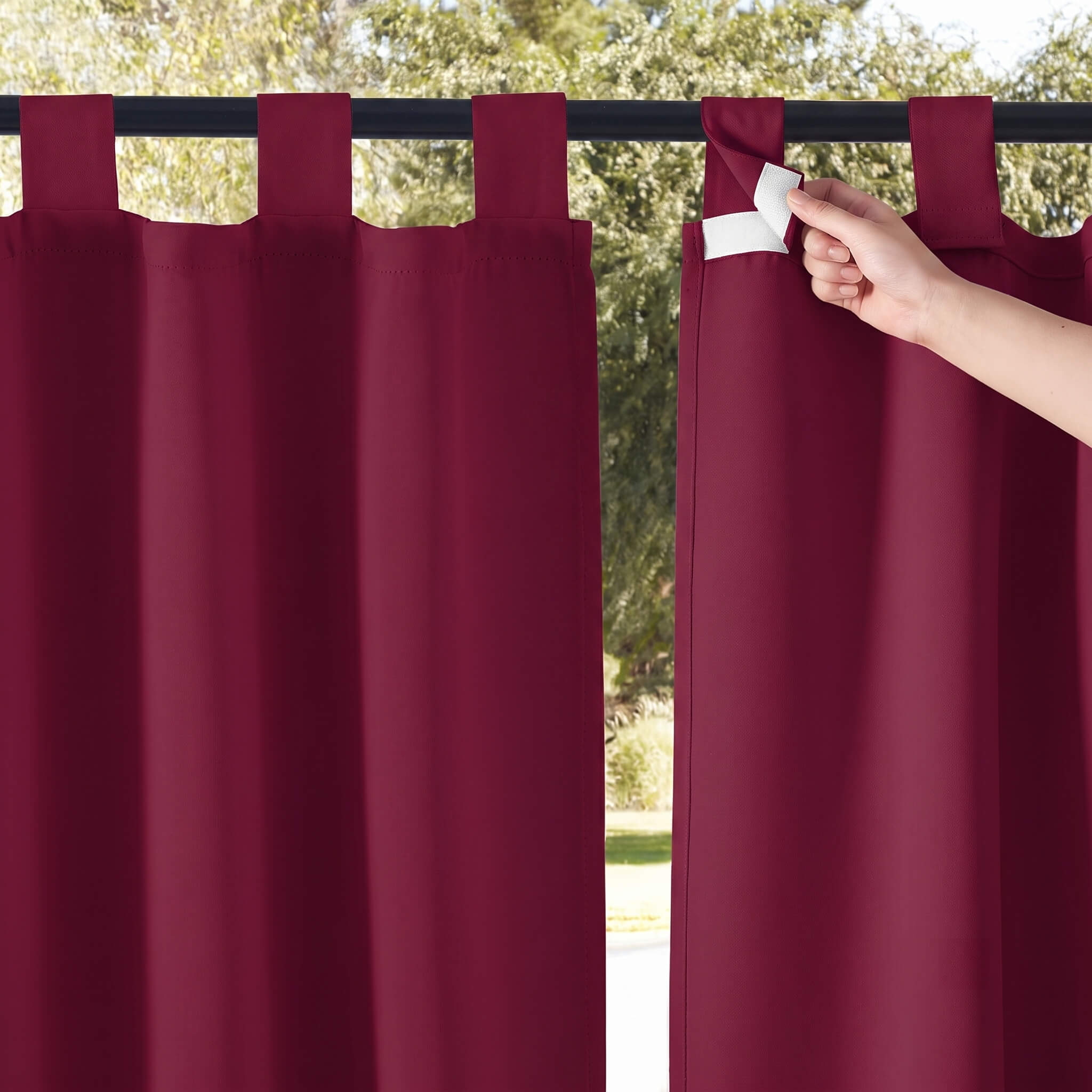 Outdoor Curtains Waterproof Grommet Top 1 Panel – view 4