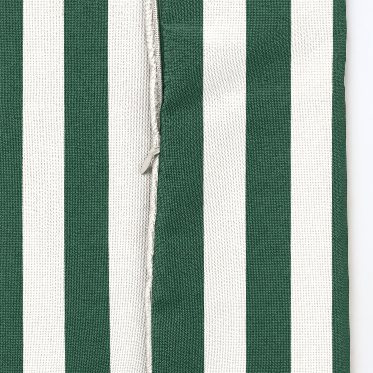 SNOWCITY Striped Outdoor Waterproof Throw Pillow with Insert - Green