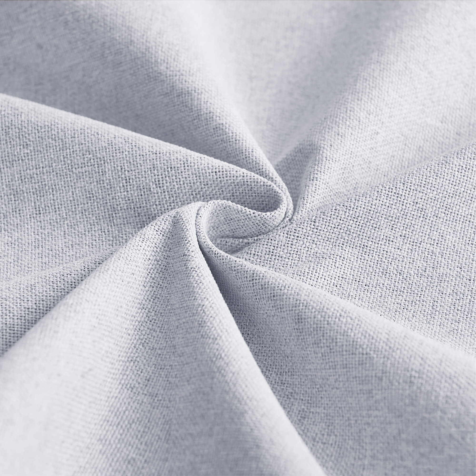 SNOWCITY Outdoor 100% Blackout Waterproof Double-Sided High-Quality Combed Cotton Curtains, Natural