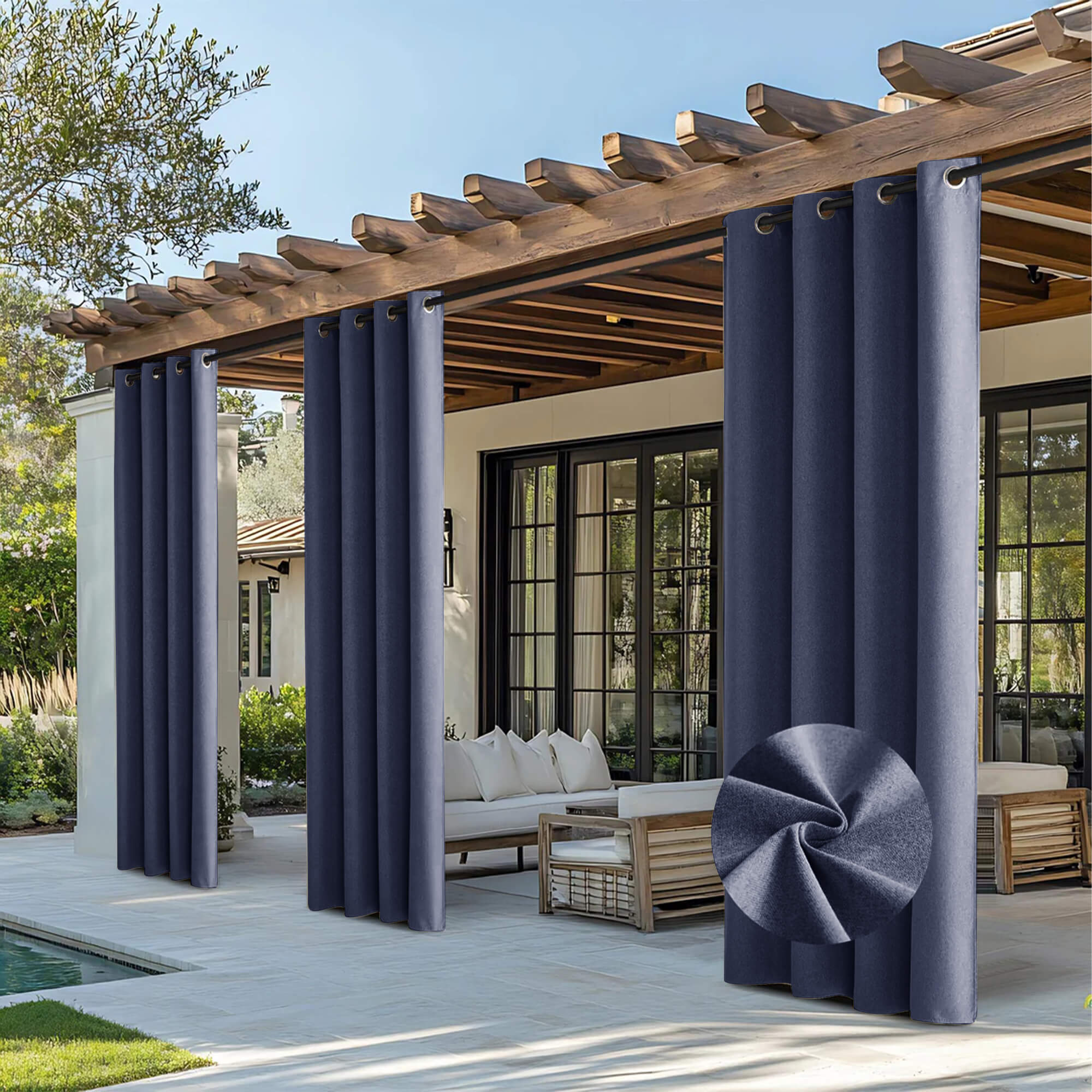 Outdoor Curtains | Durable \u0026 Weather-Resistant Outdoor Curtains Collec –  snowcityshop, image size:2000x2000