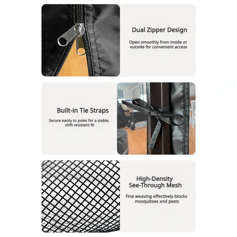 SNOWCITY 10x10 ft Gazebo Mosquito Netting