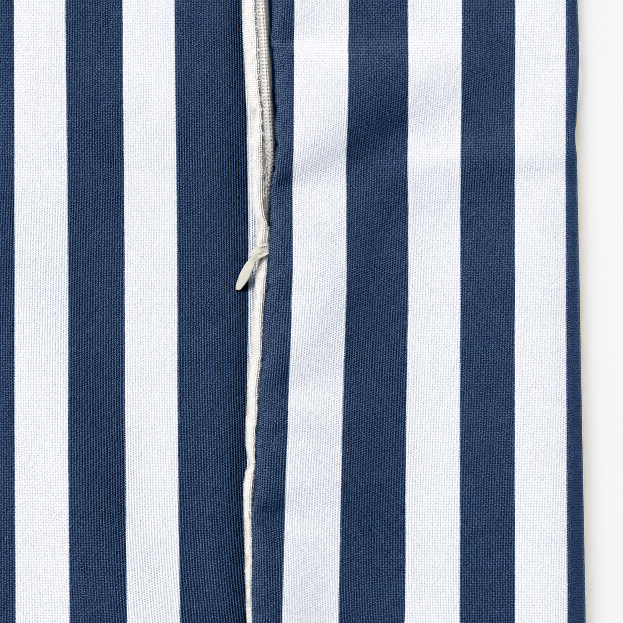 SNOWCITY Striped Outdoor Waterproof Throw Pillow with Insert - Navy blue