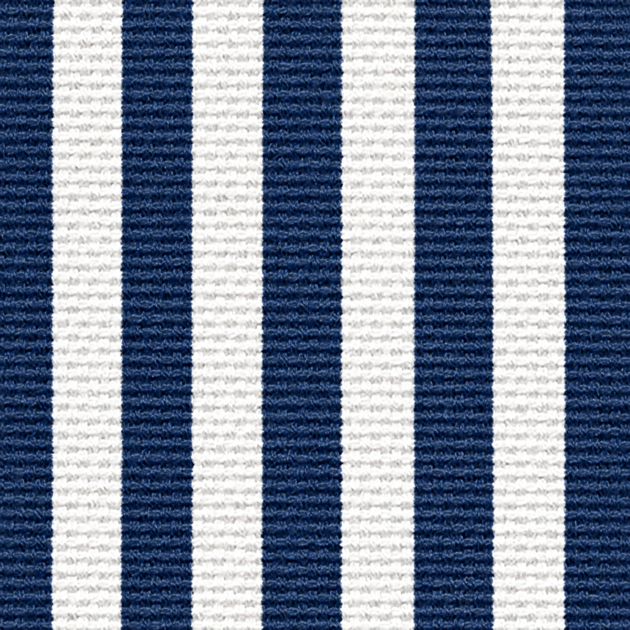 SNOWCITY Striped Outdoor Waterproof Throw Pillow with Insert - Navy blue
