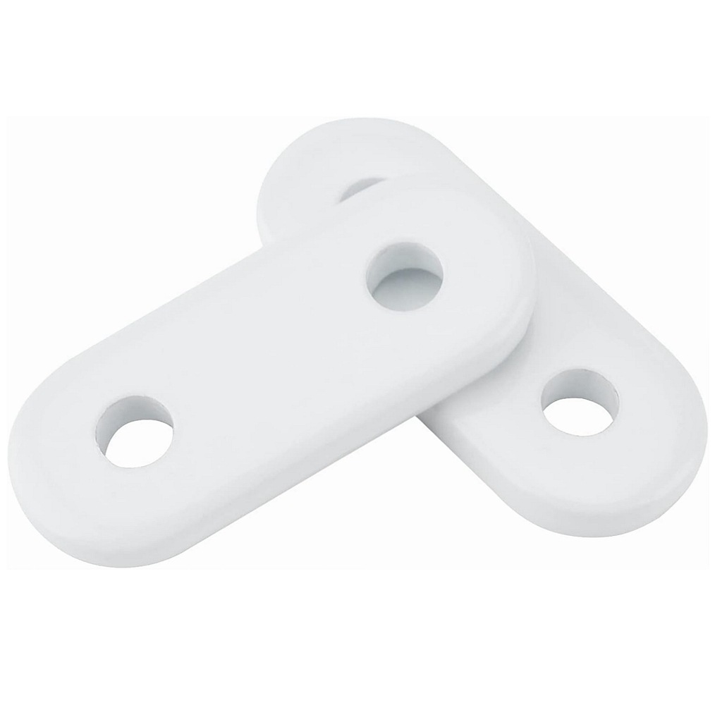 Outdoor Sheer Curtains Waterproof Velcro Tab Top 1 Panel - White