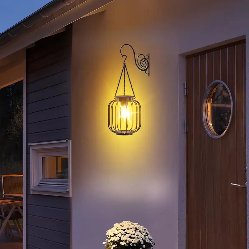 SNOWCITY Solar Lantern Outdoor Waterproof, 2 Pack