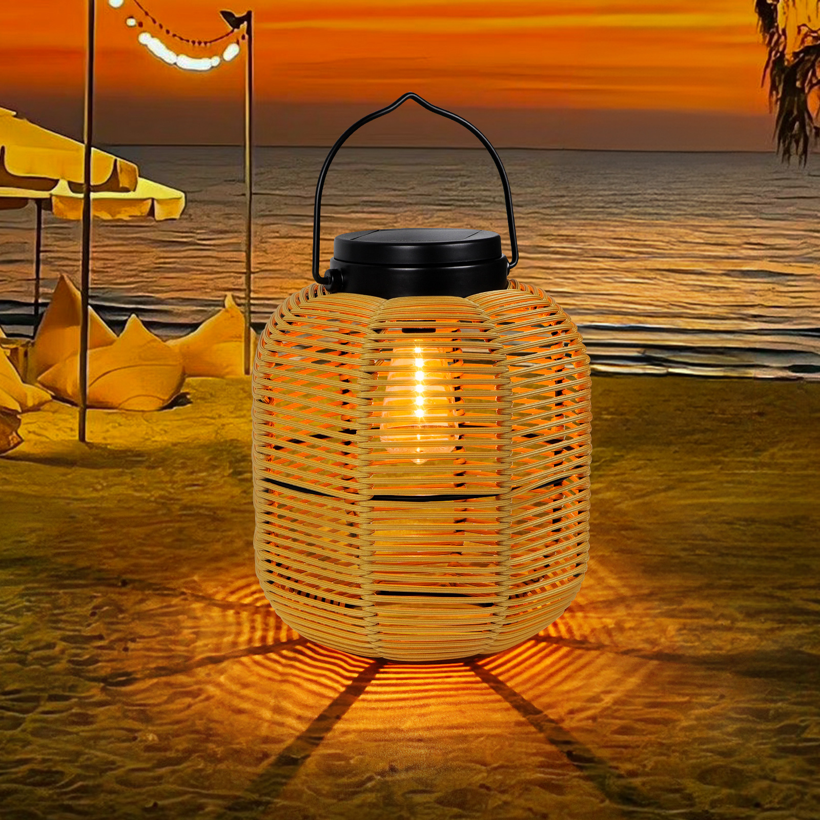 SNOWCITY Outdoor Hanging Solar Lanterns Waterproof