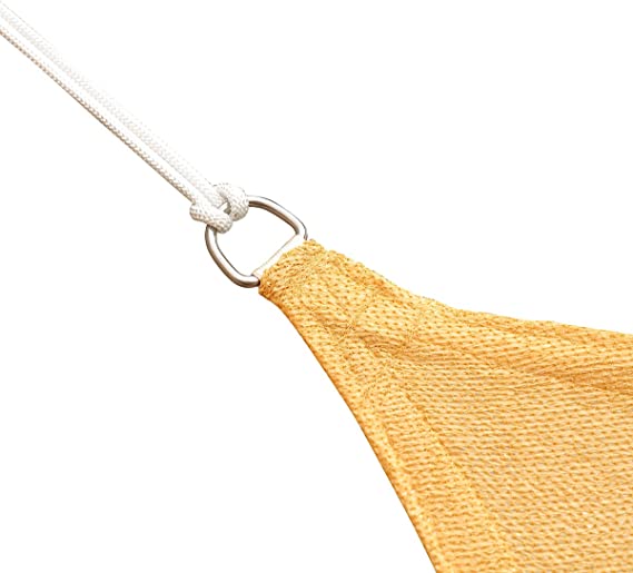 SNOWCITY Custom Rectangle HDPE Sun Shade Sail for Patio/Pool