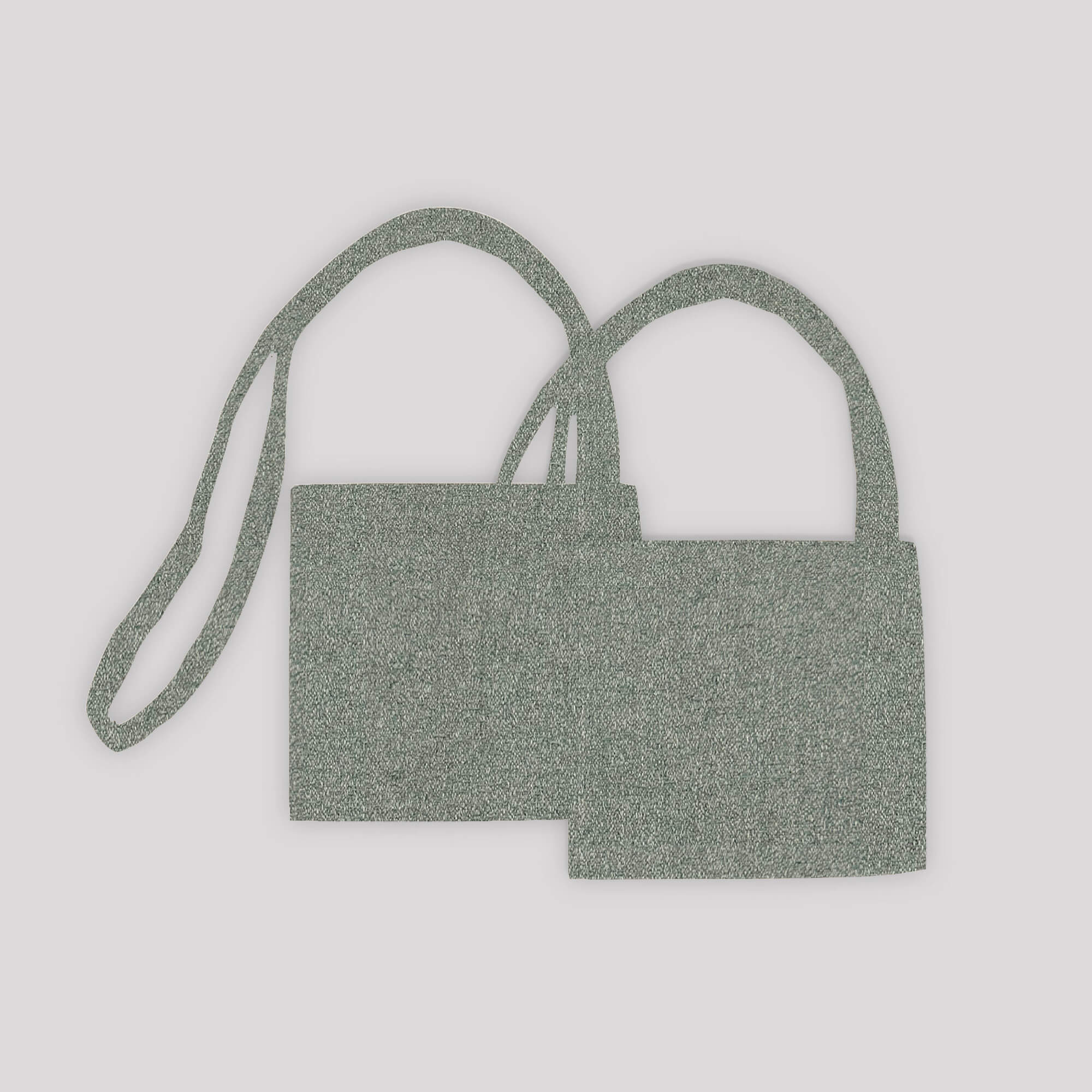 PENGI Outdoor Curtains Waterproof - Desert Granite Green