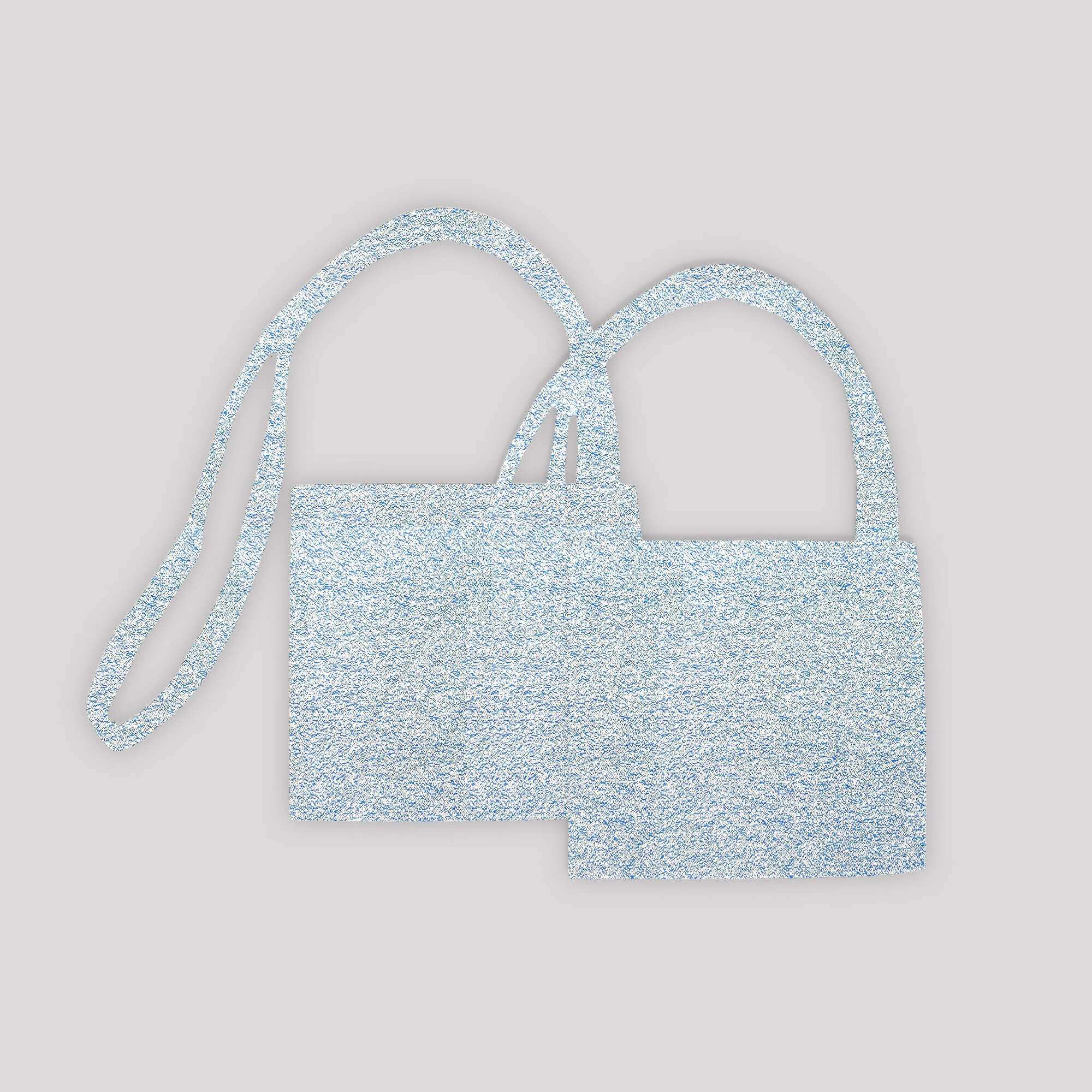 PENGI Outdoor Curtains Waterproof - Desert Crystal Blue