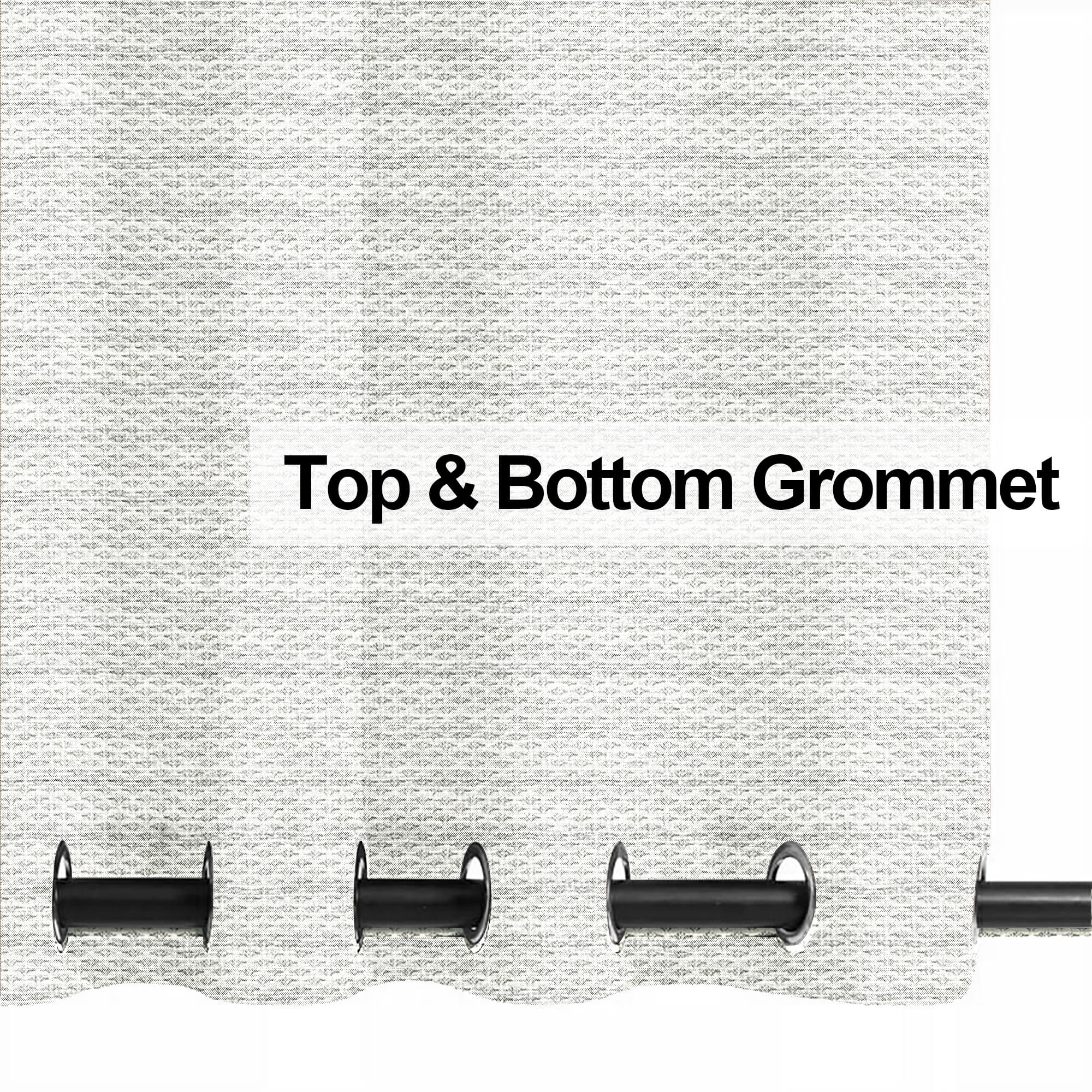 PENGI Outdoor Curtains Waterproof - Furcation Star Light Gray