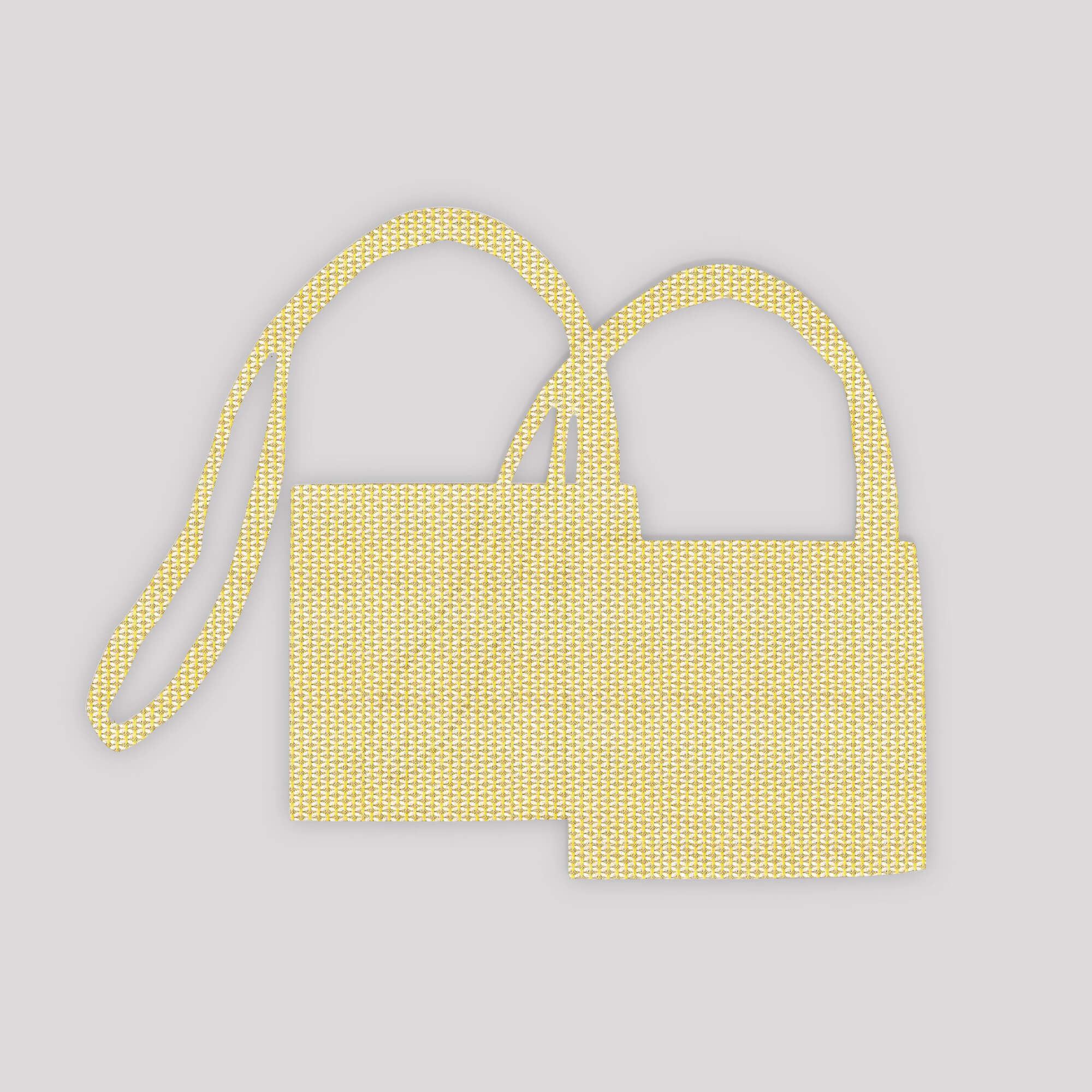 PENGI Outdoor Curtains Waterproof - Furcation Reed Yellow