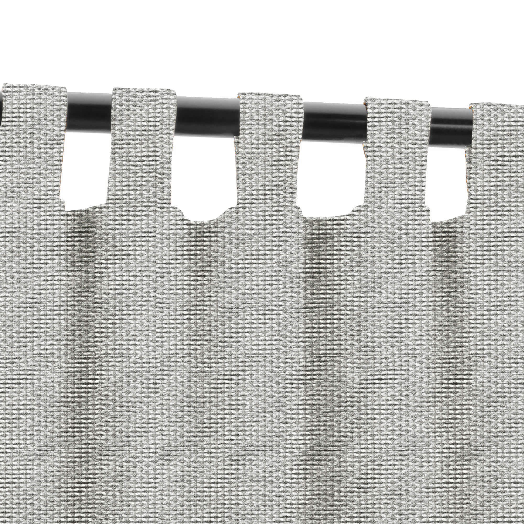 PENGI Outdoor Curtains Waterproof - Furcation Pussywillow Gray